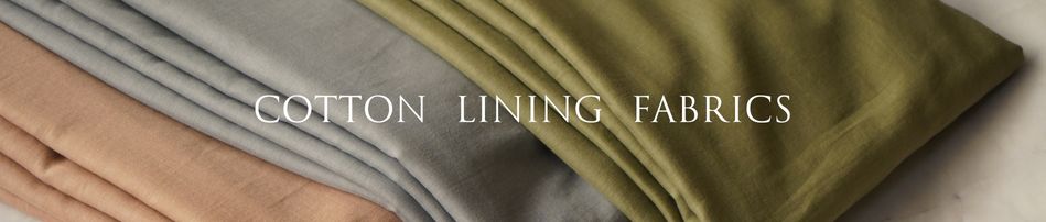 Lining Fabric, 100% Cotton Lining, by the Yard, Dress Lining, Coat