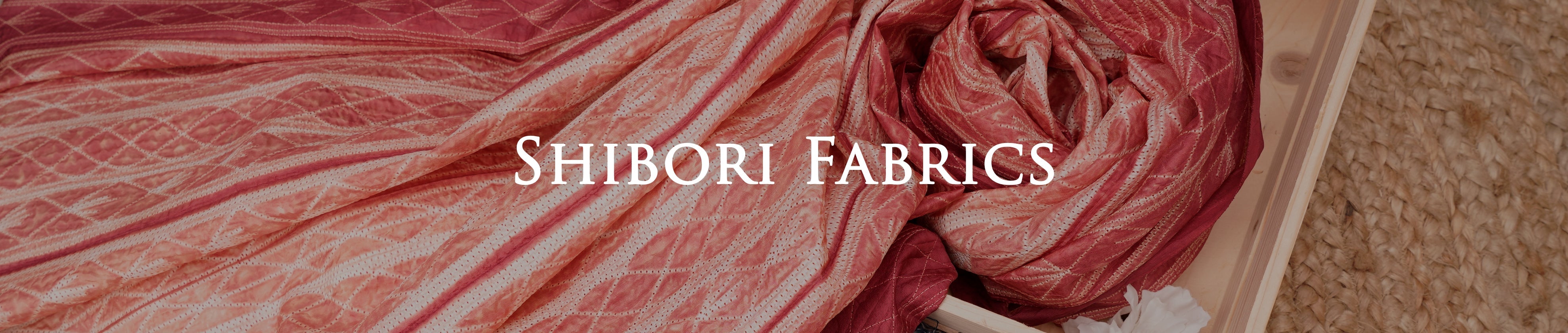 Handcrafted shibori fabric