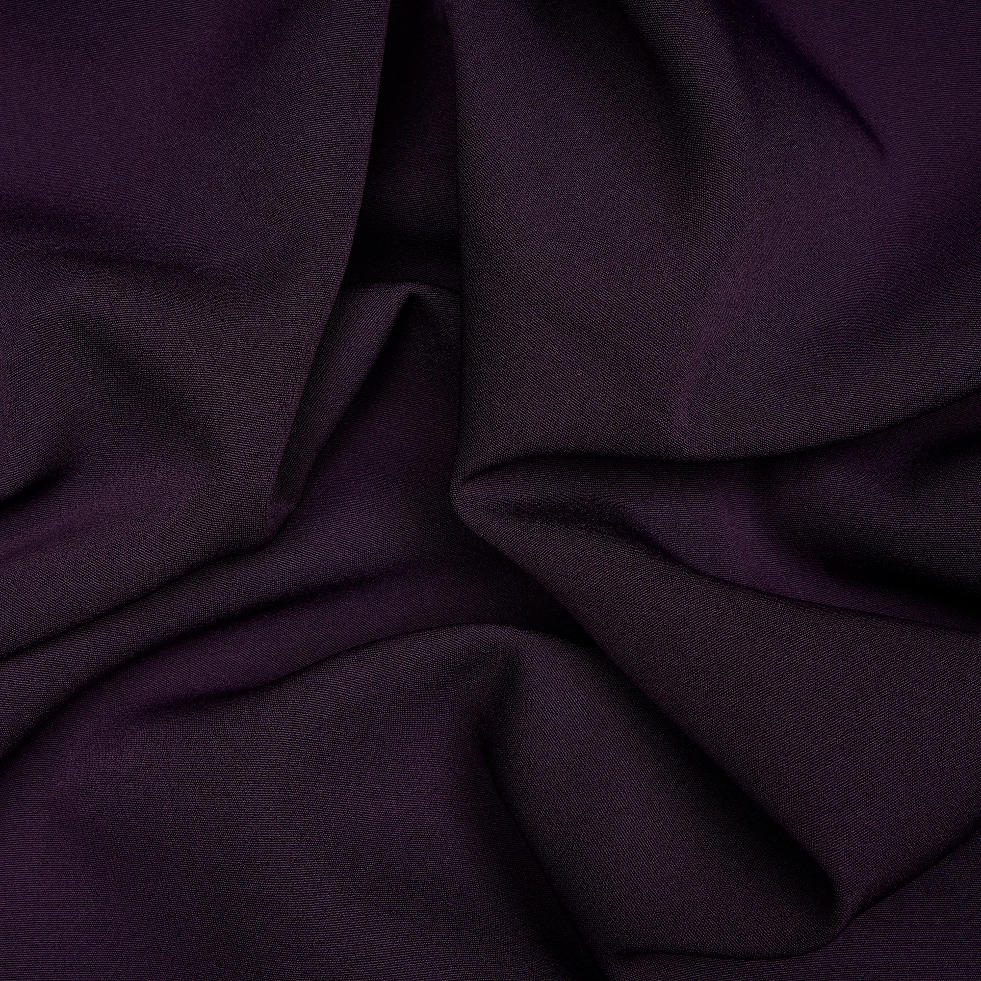 Purple Pennant Solid Dyed Imported Banana Crepe Fabric (60" Width)