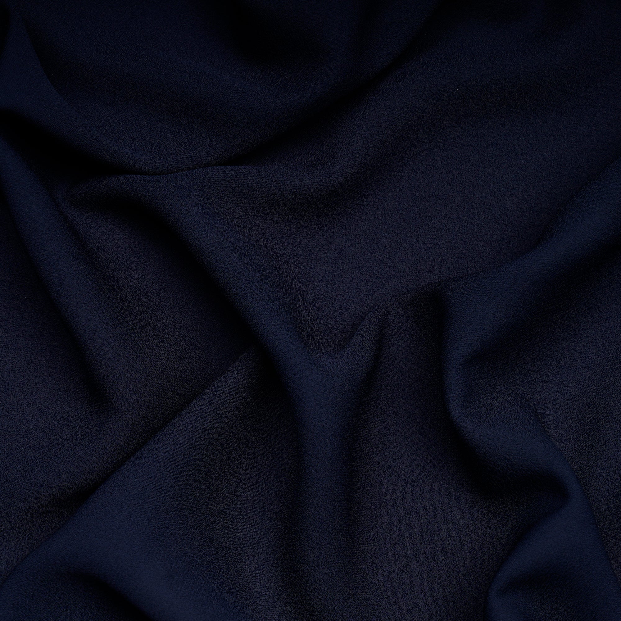 Deep Blue Solid Dyed Imported Royal Georgette Fabric (60" Width)