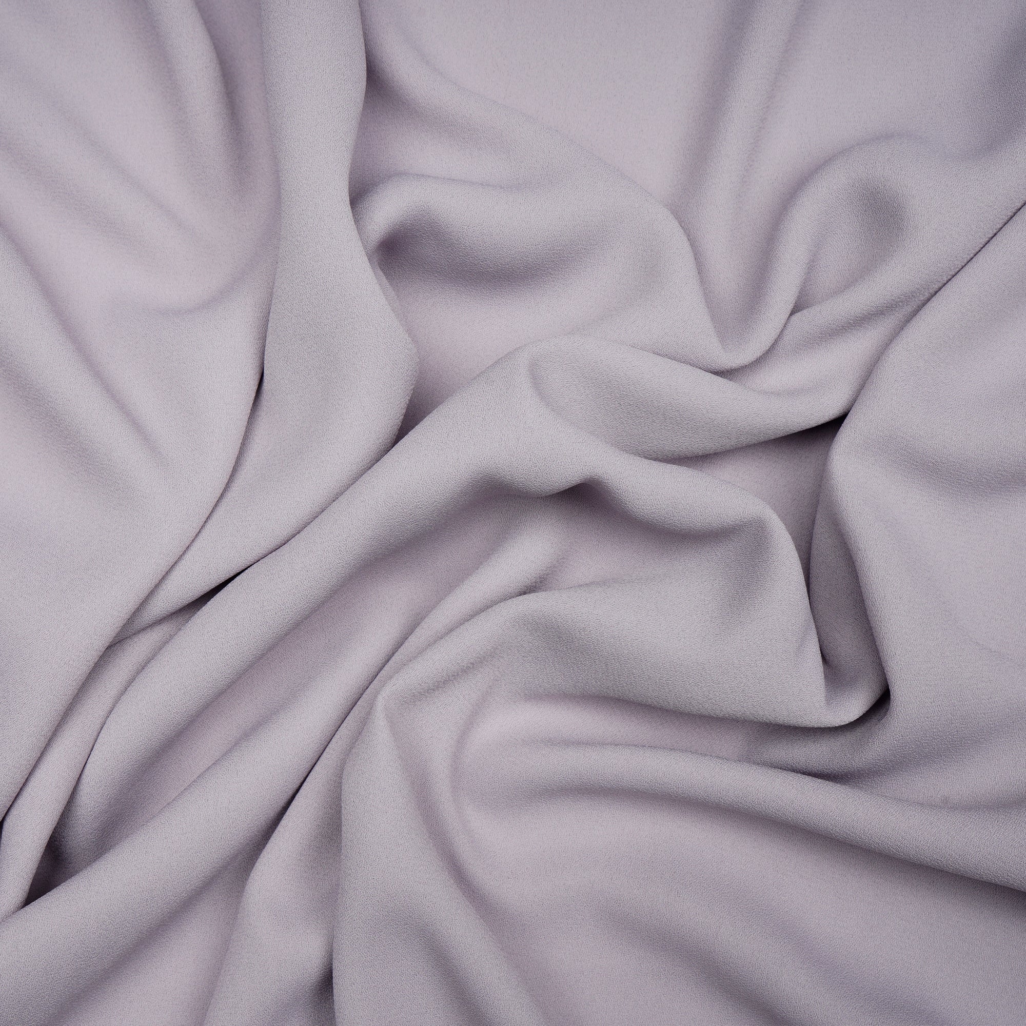 Light Gray Solid Dyed Imported Royal Georgette Fabric (60" Width)