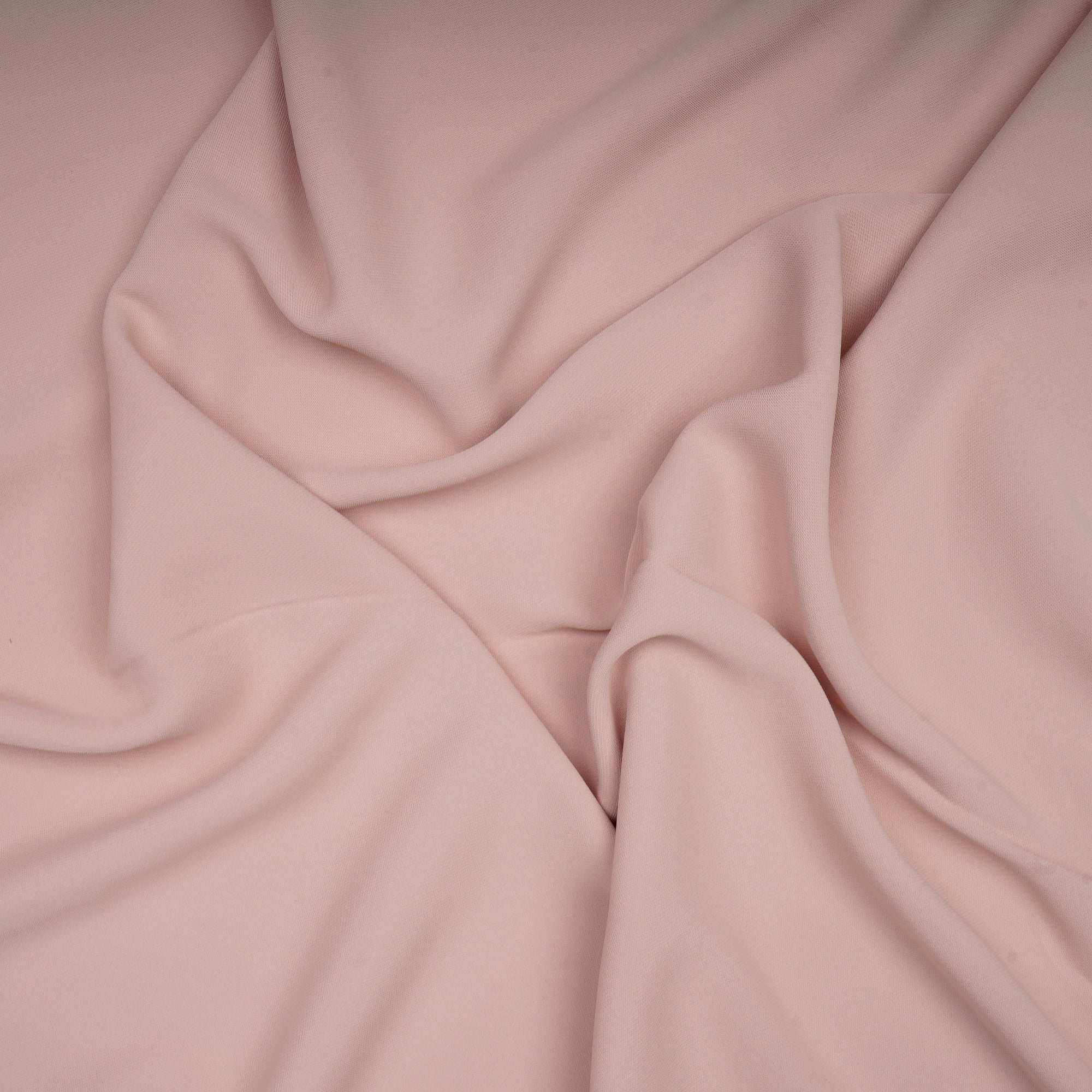 Peach Blush Solid Dyed Imported Mesh Twill Satin Fabric (60" Width)