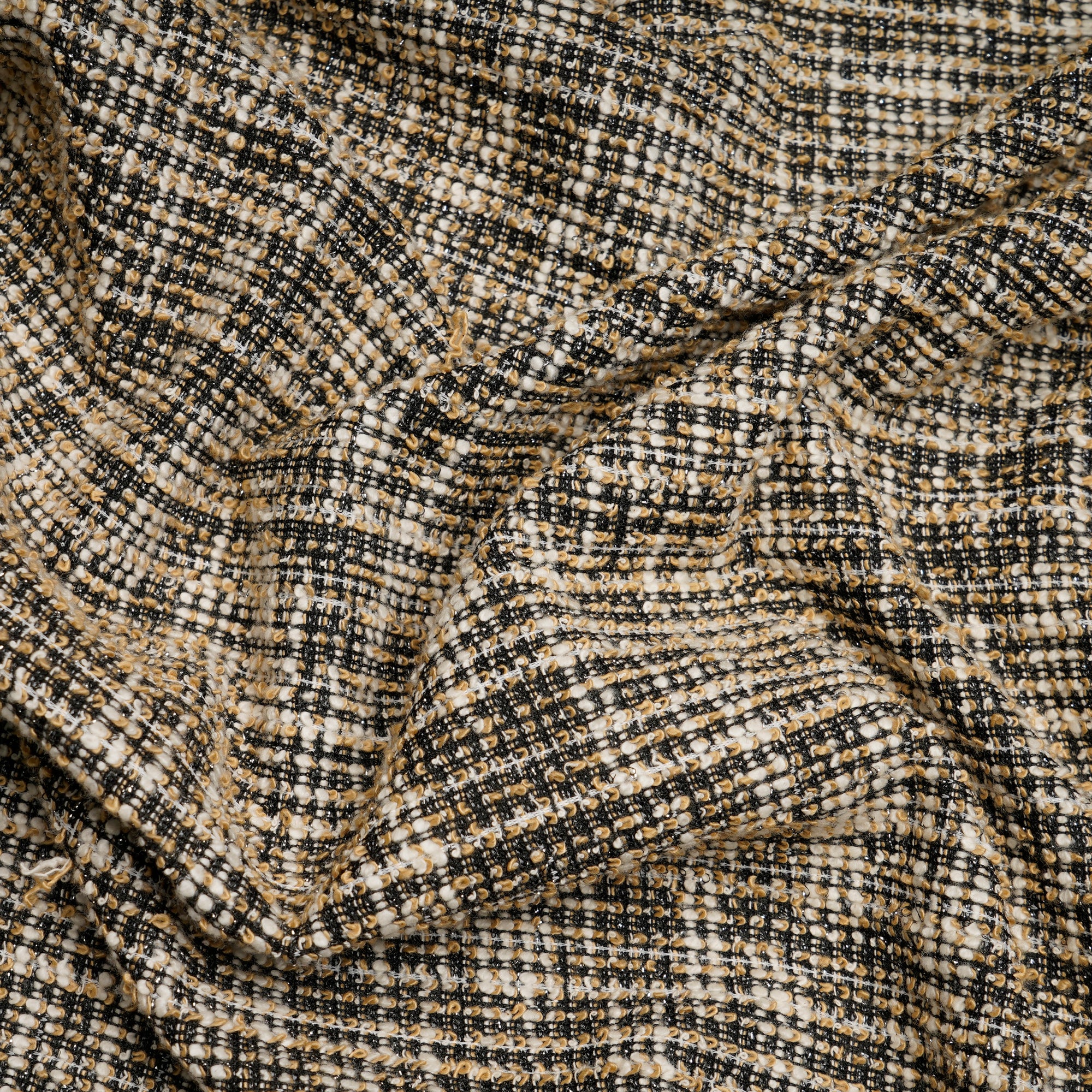 Multi Color Premium Shimmer Imported Stretch Tweed Fabric (60" Width)