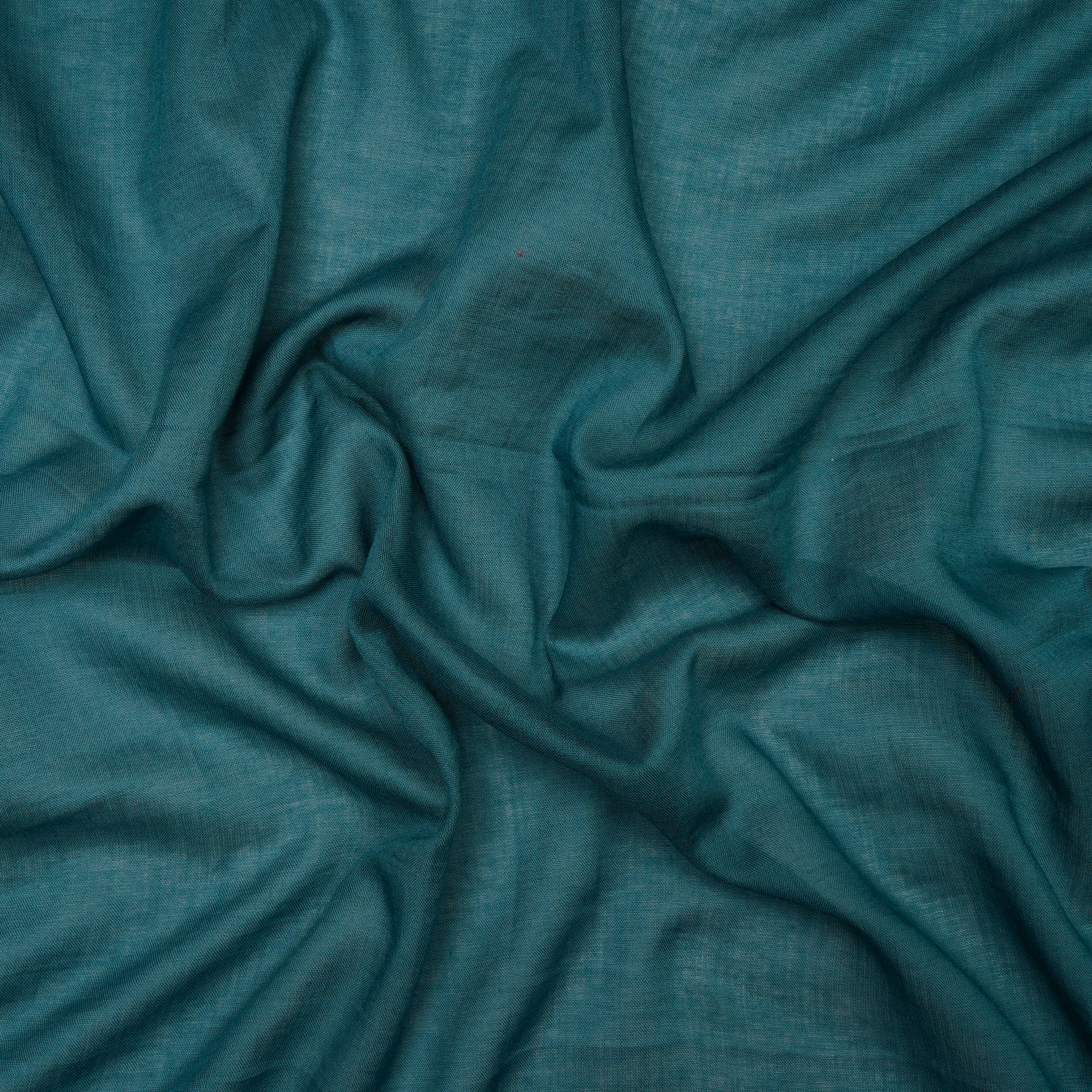 (Pre Cut 0.70 Mtr )Pine Green Cotton Voile Fabric