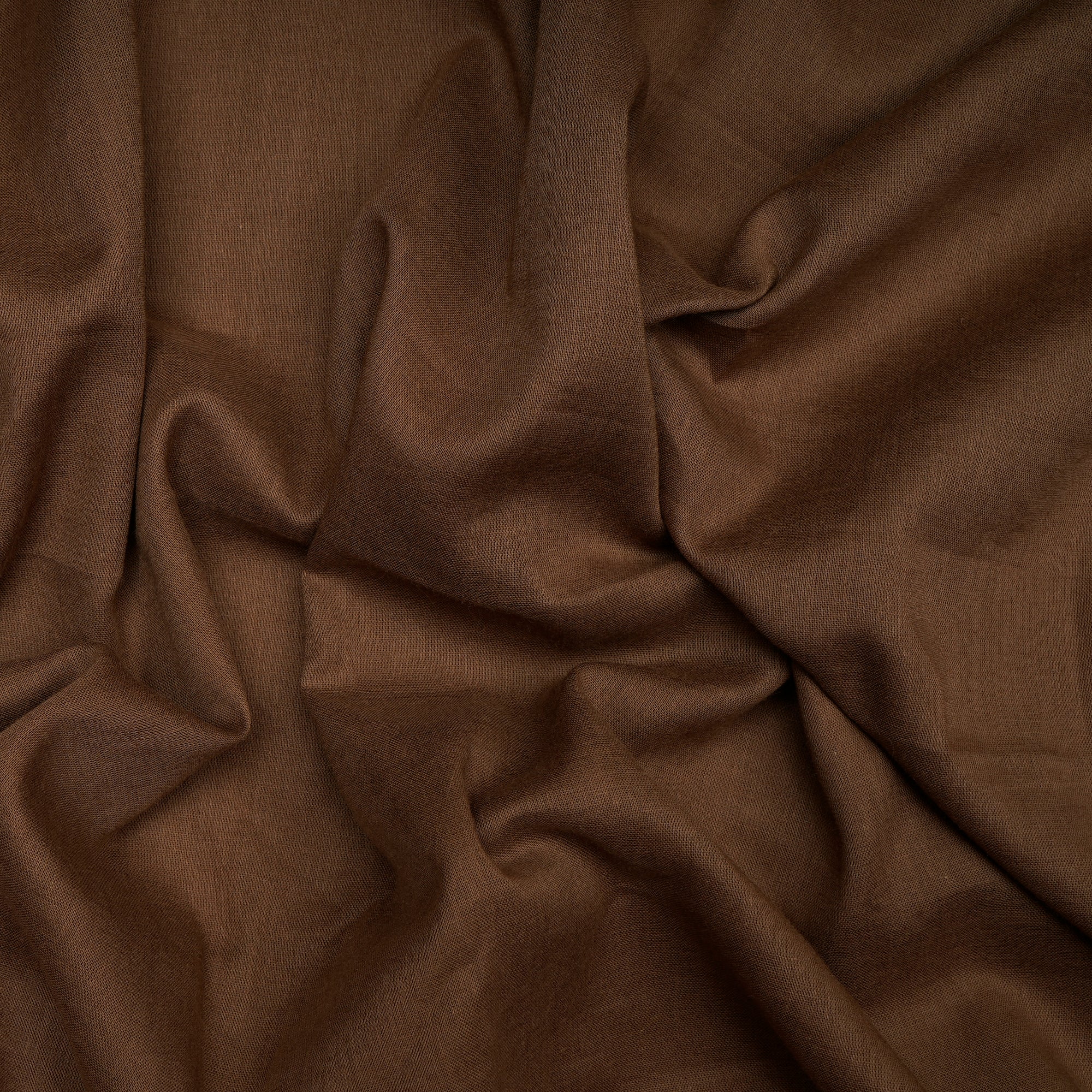 (Pre-Cut 1.50 Mtr)Light Brown Cotton Mulmul Fabric