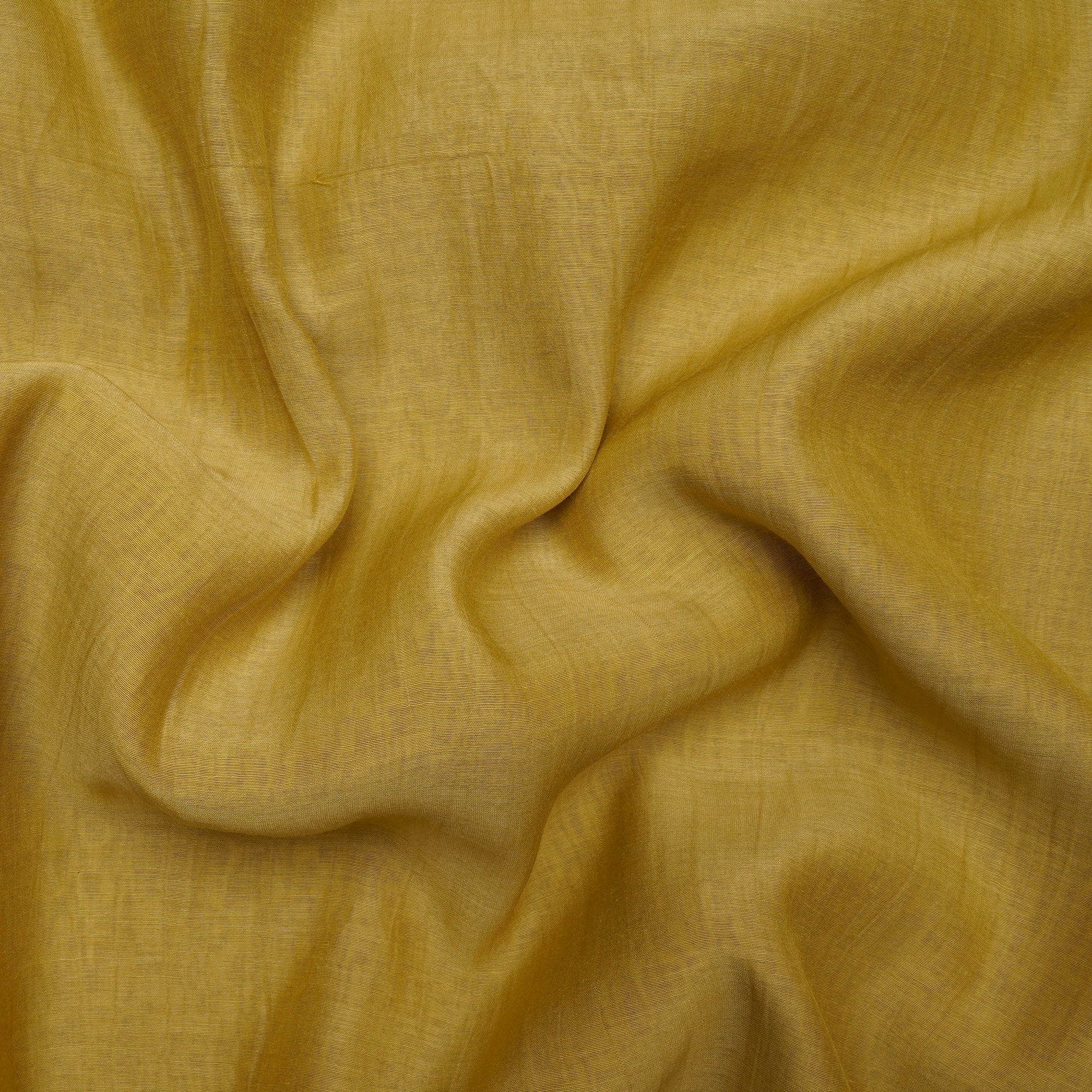 (Pre-Cut 2.50 Mtr)Corn Piece Dyed Fine Chanderi Fabric