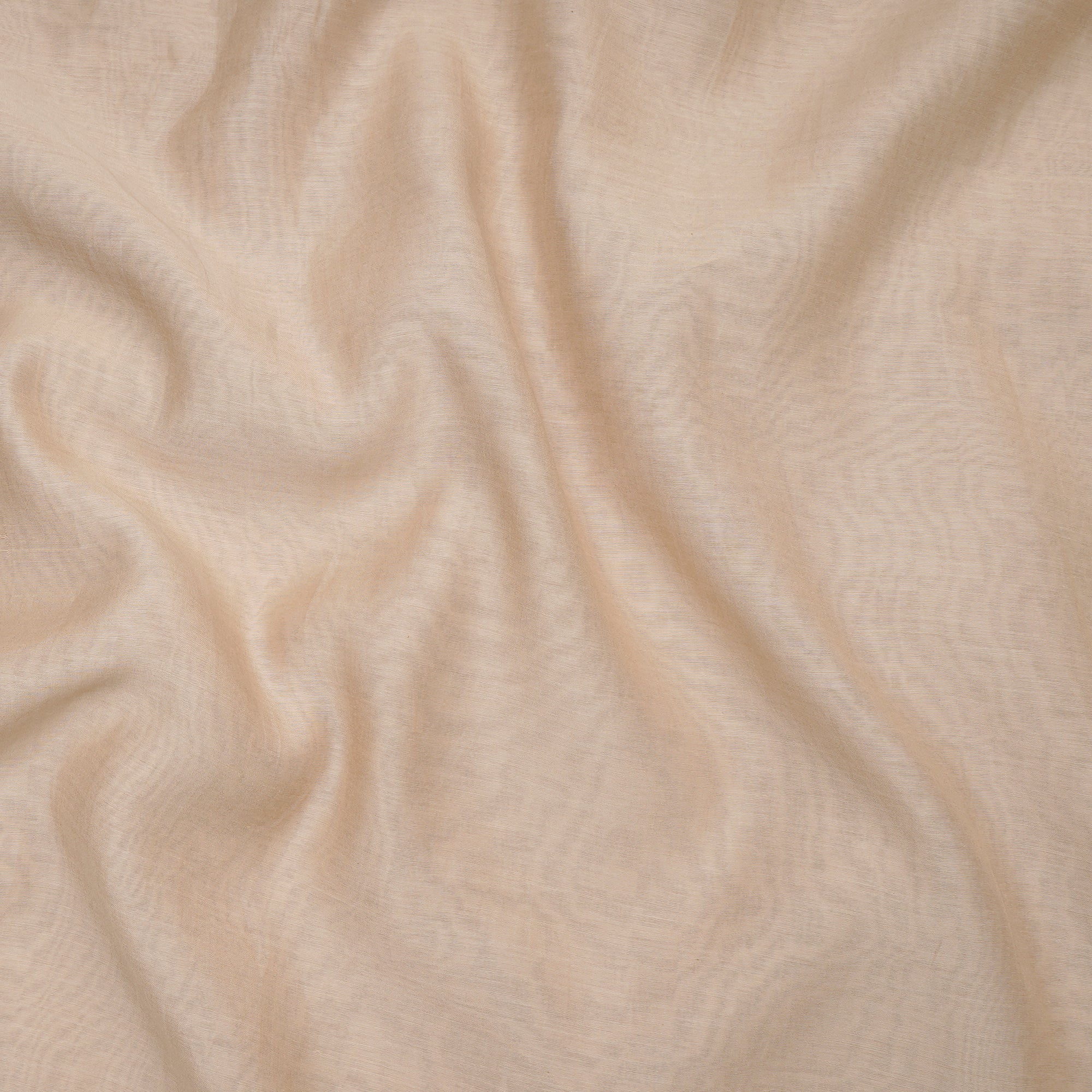 (Pre-Cut 2.85 Mtr)Moonstone Piece Dyed Pure Fine Chanderi Fabric