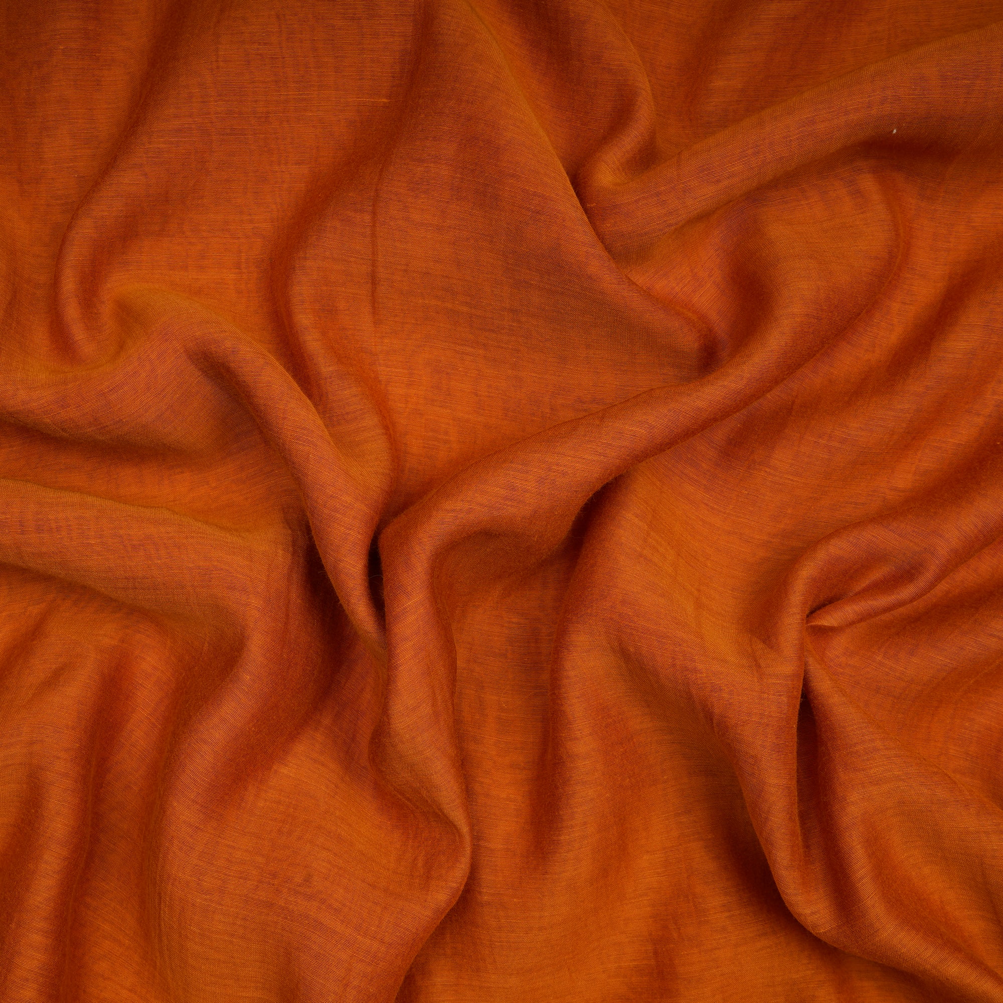 (Pre-Cut 3.90 Mtr)Dessert Sun Piece Dyed Plain Silk-Cotton Fabric