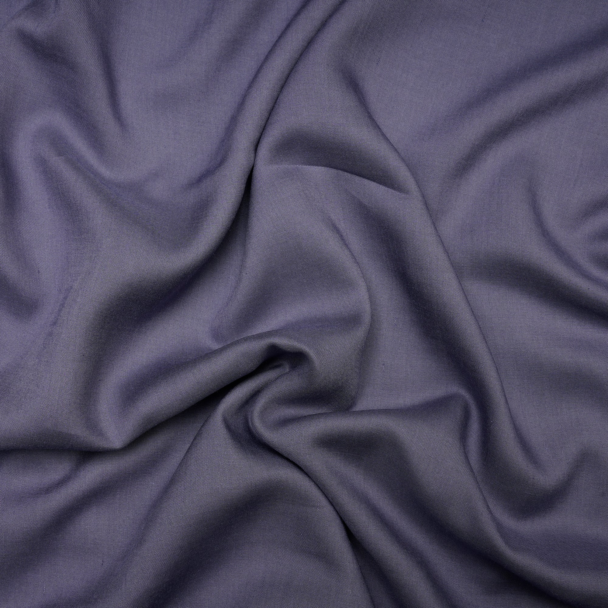 (Pre-Cut 1.00 Mtr)Marble Blue Color Plain Modal Fabric
