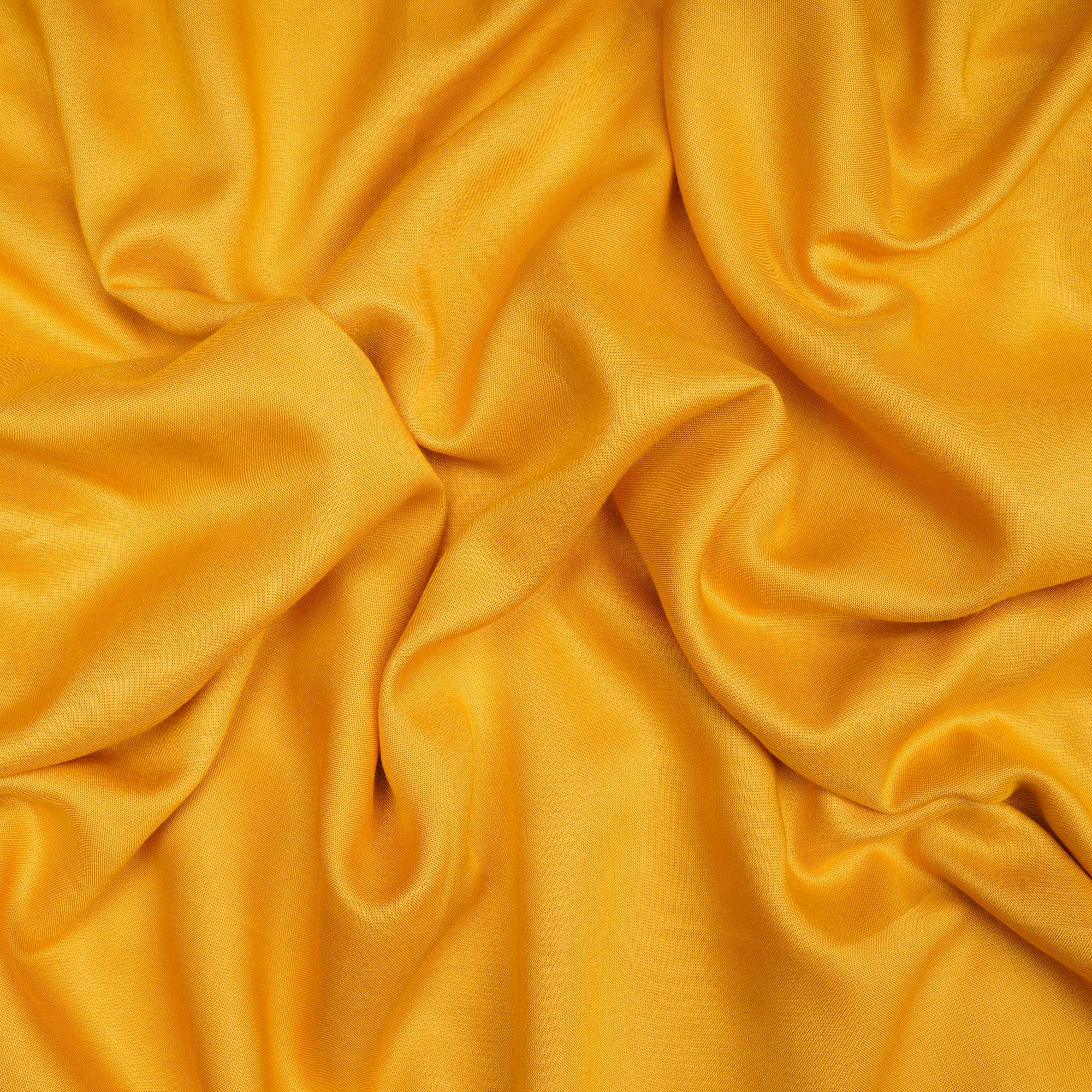 (Pre-Cut 2.50 Mtr)Mustard Plain Modal Fabric