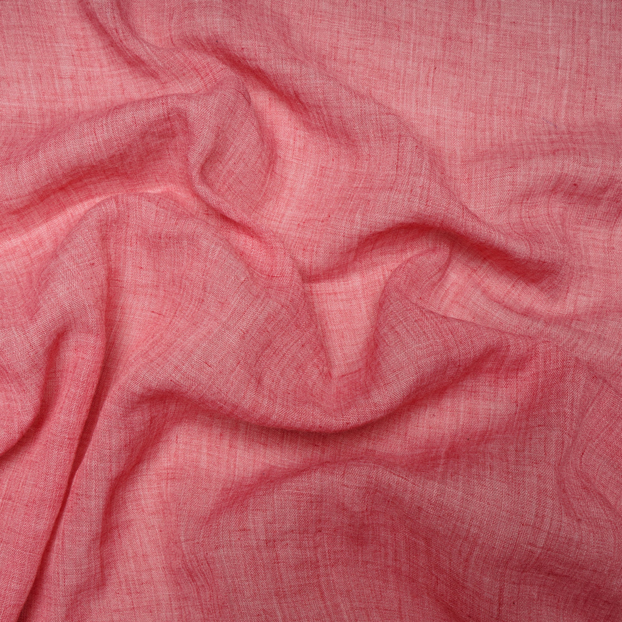 (Pre Cut 0.70 Mtr )Pink Pearl Cheese Cotton Fabric