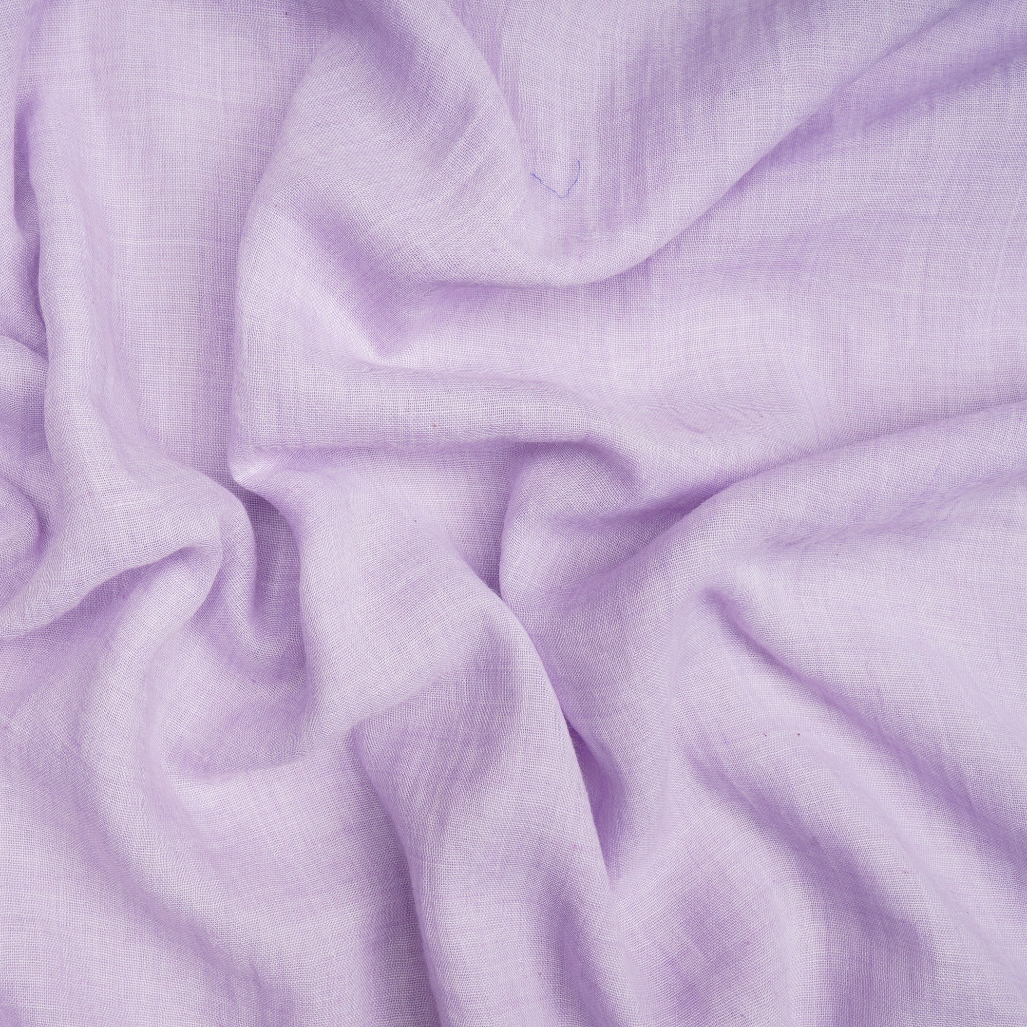 (Pre-Cut 1.60 Mtr)Lavender Cheese Cotton Chambray Fabric