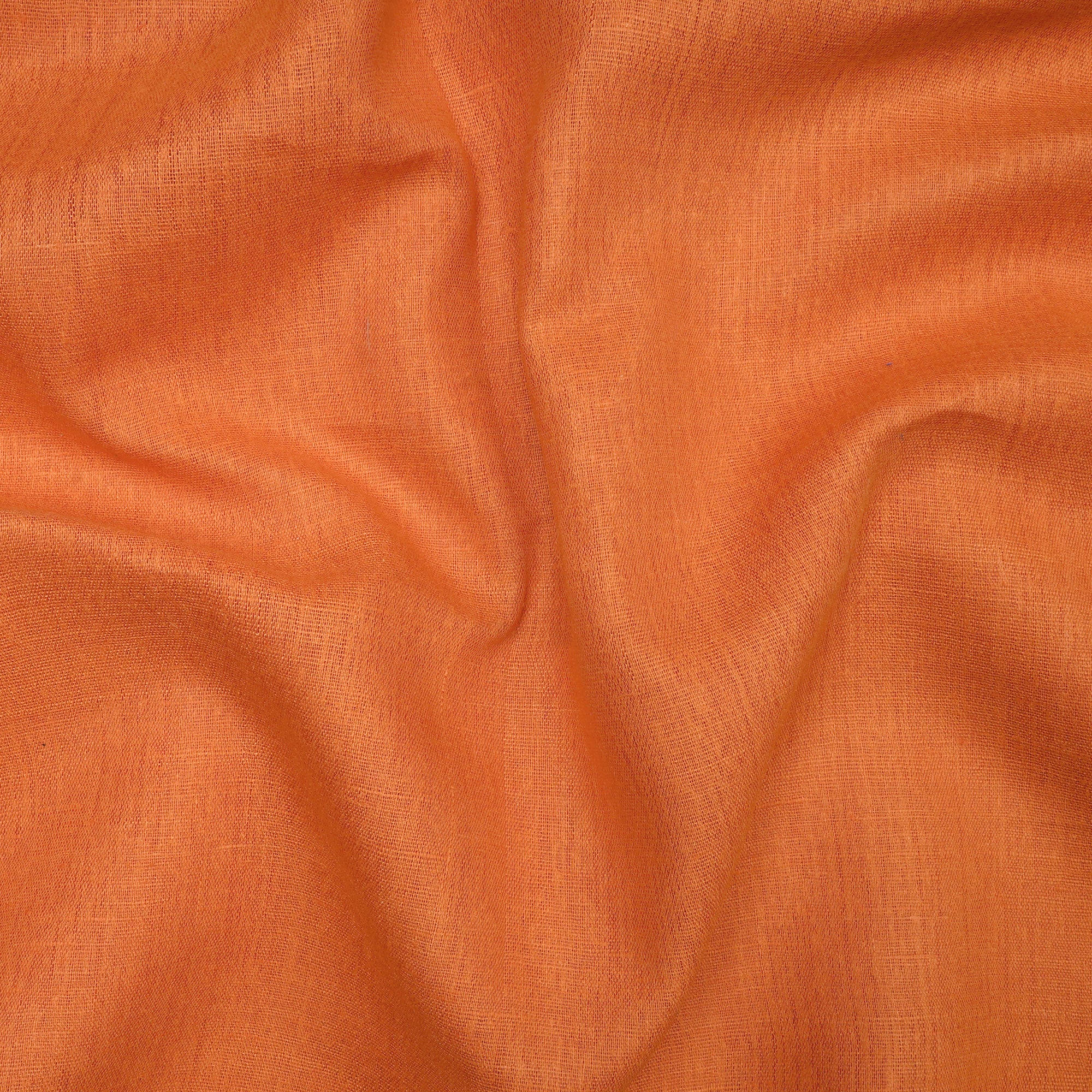 (Pre-Cut 1.60 Mtr)Autumn Sunset Plain Matka Silk Fabric
