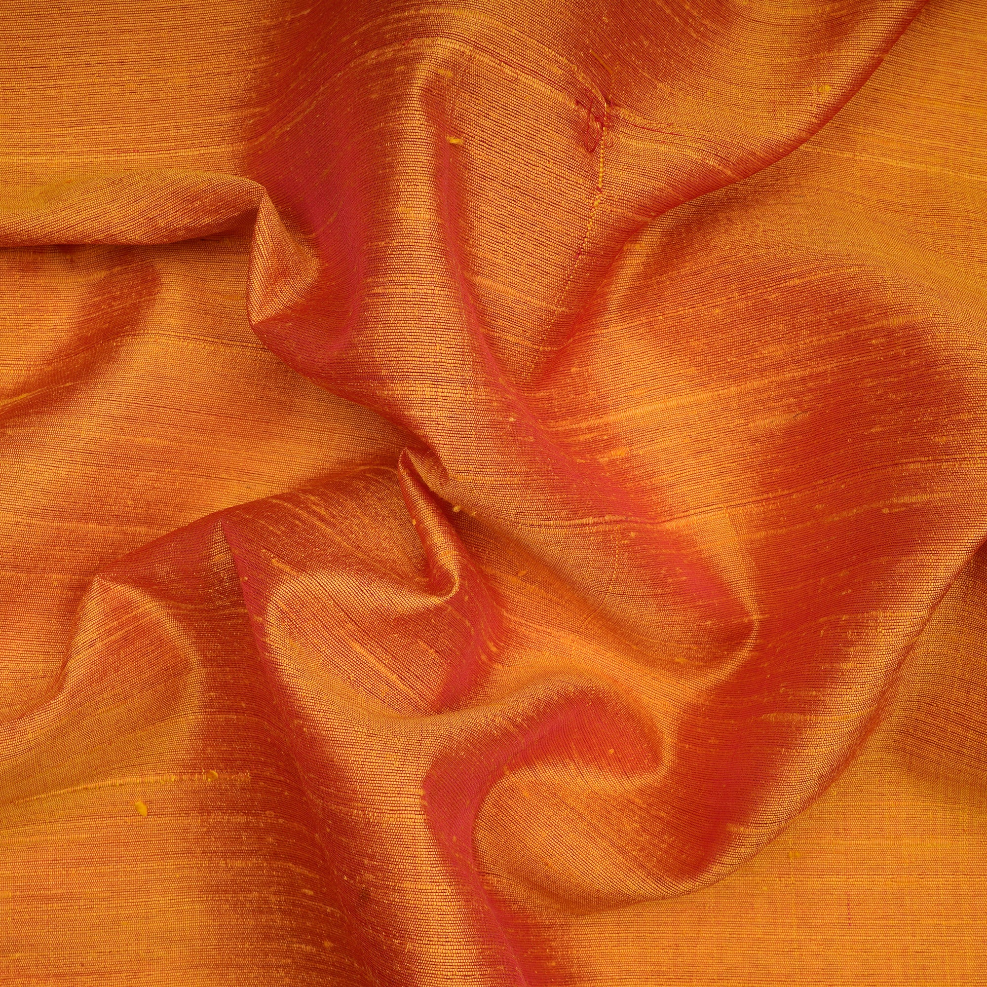 (Pre-Cut 1.70 Mtr)Autumn Maple Piece Dyed Plain Silk Fabric