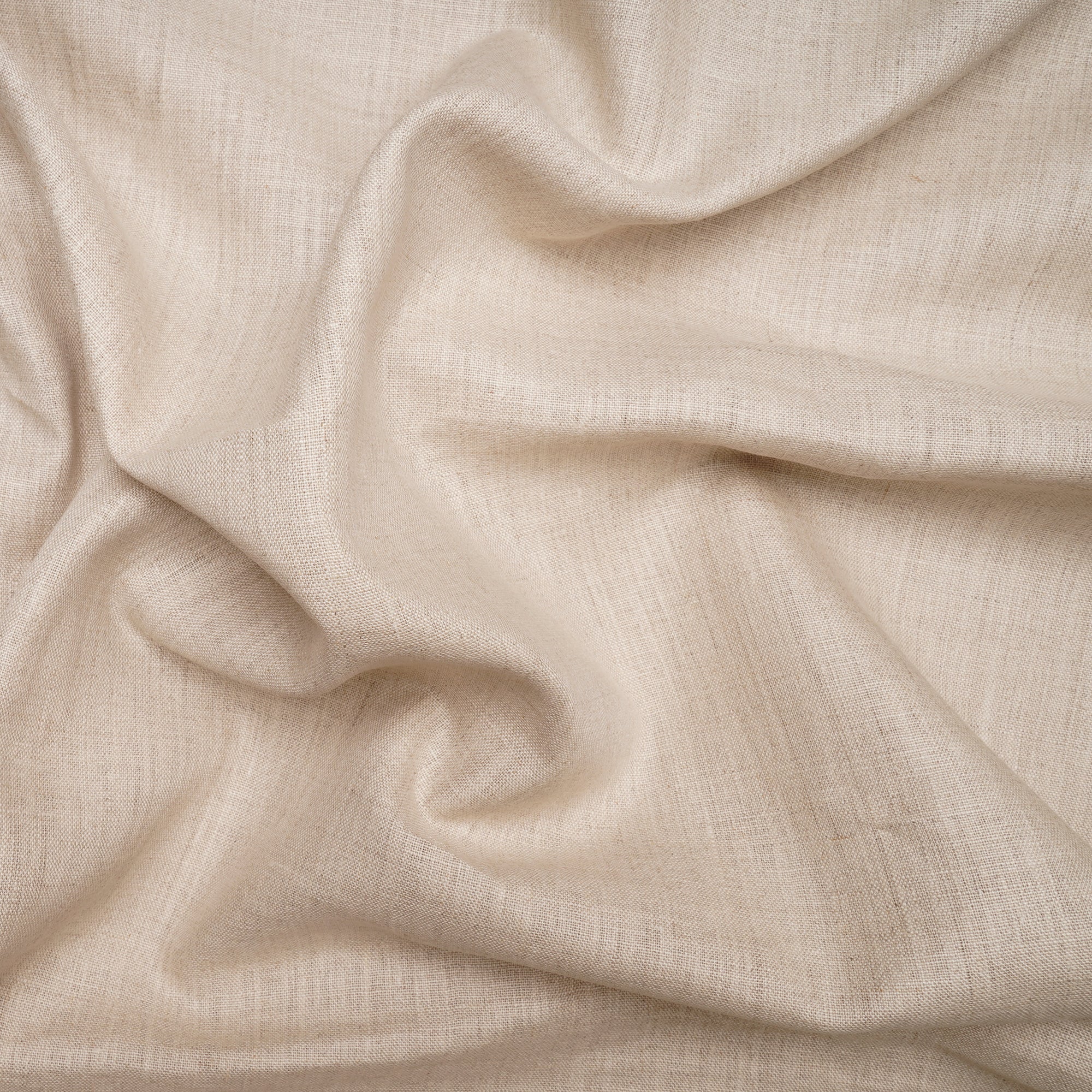 (Pre-Cut 1.10 Mtr)Natural Color Plain Linen Fabric