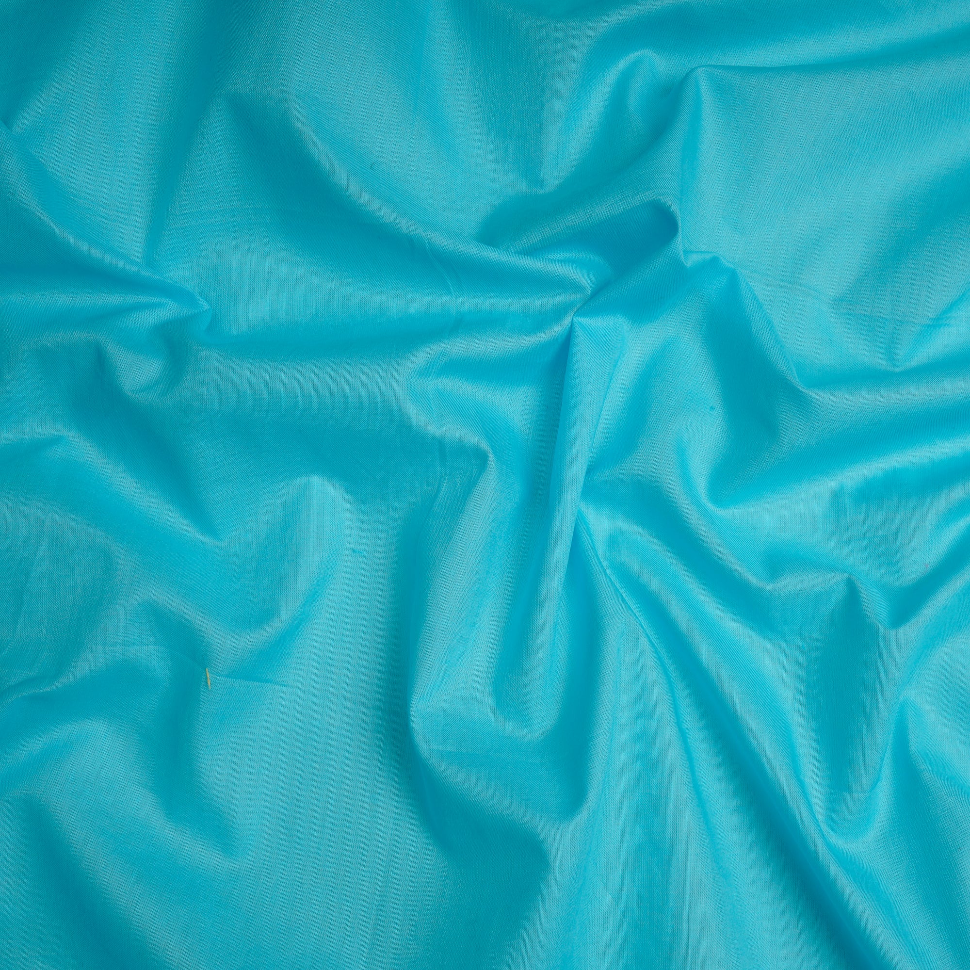 (Pre-Cut 1.00 Mtr)Light Blue Mill Dyed Cotton Cambric Fabric