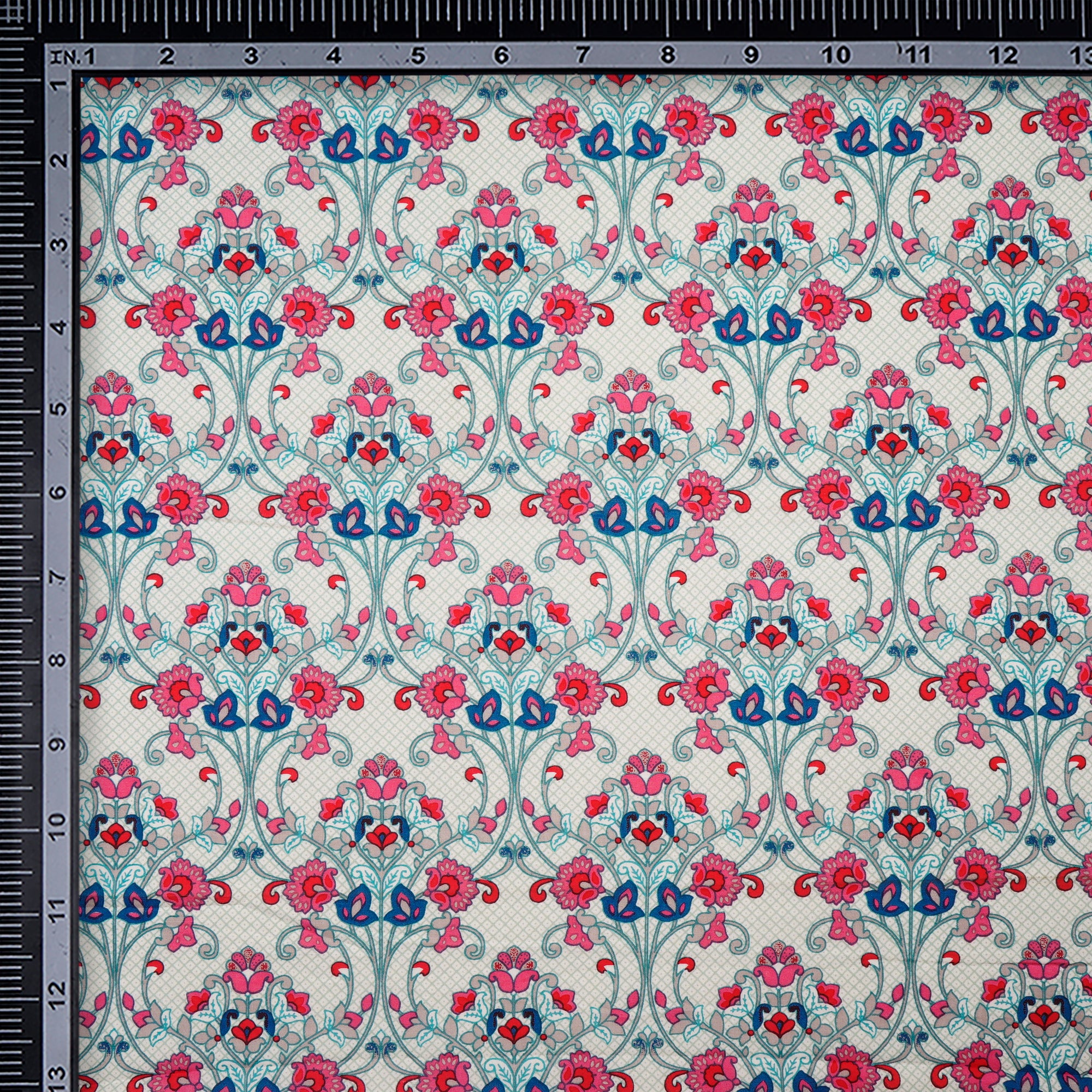 (Pre Cut 0.50 Mtr)Multi Hand Block Printed Cotton Fabric