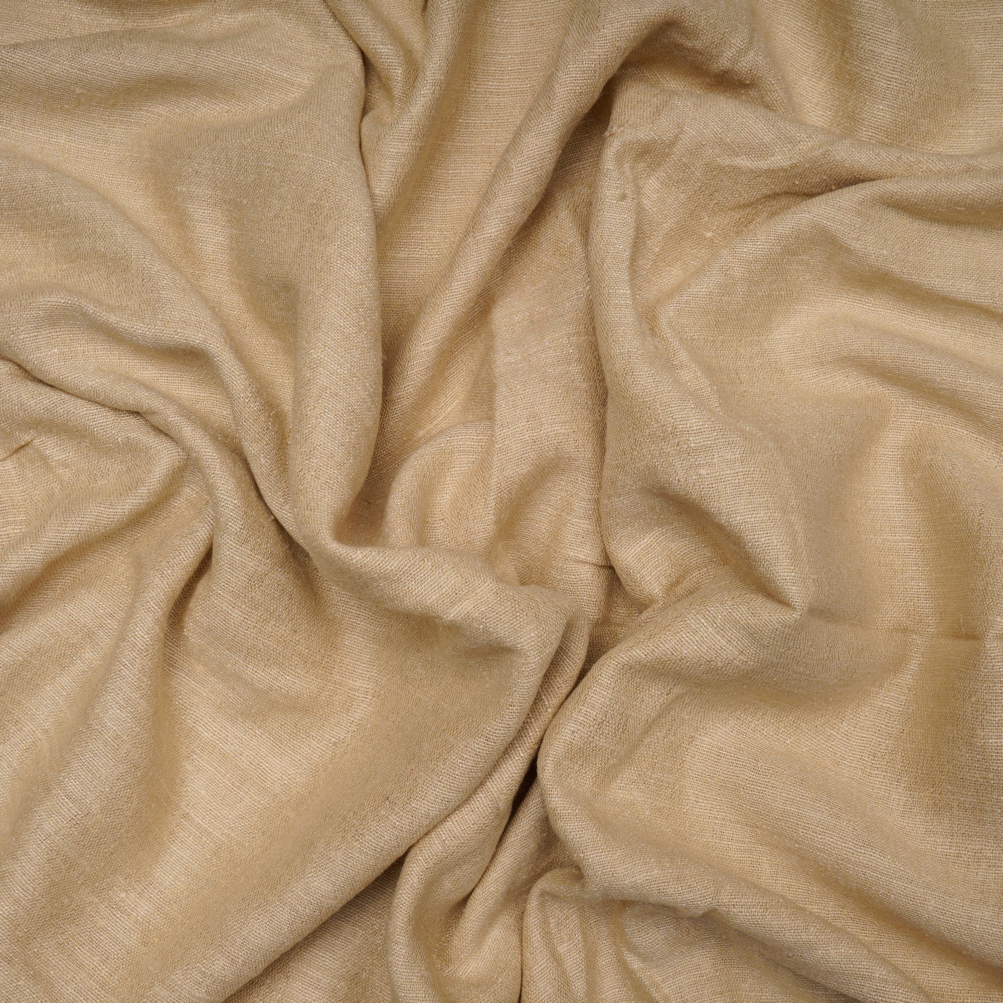(Pre-Cut 1.50 Mtr)Cream Natural Matka Silk Fabric