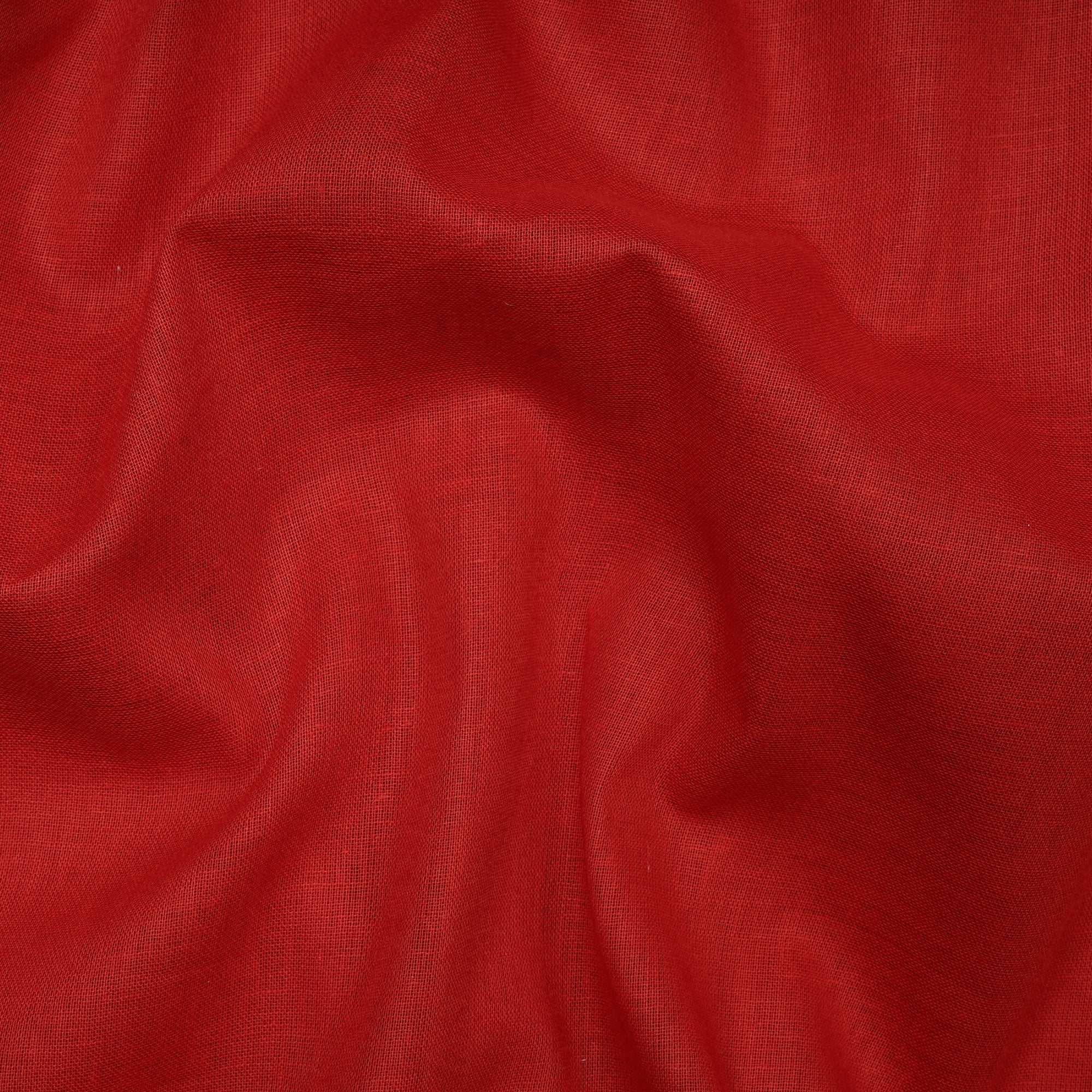 (Pre-Cut 1.00 Mtr)Red Mill Dyed Pure Cotton Lining Fabric