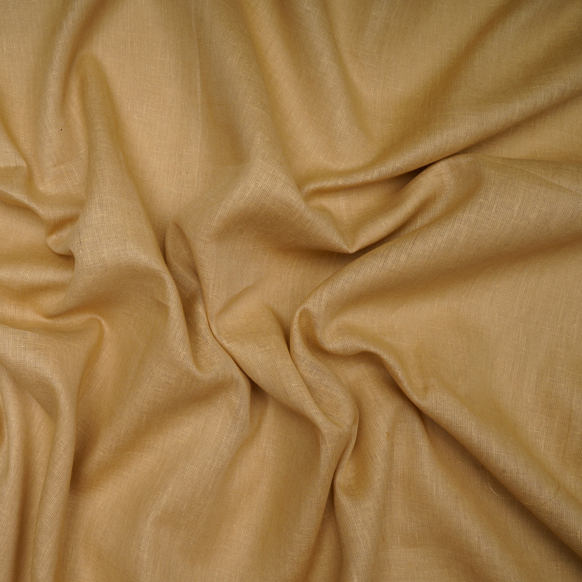 (Pre-Cut 1.40 Mtr)Beige Mill Dyed Pure Cotton Lining Fabric