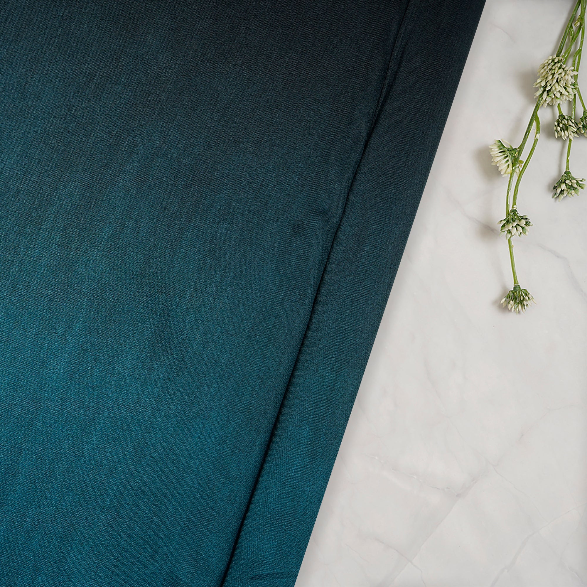 (Pre-Cut 2.35 Mtr)Multi Color Ombre Dyed Chanderi Fabric
