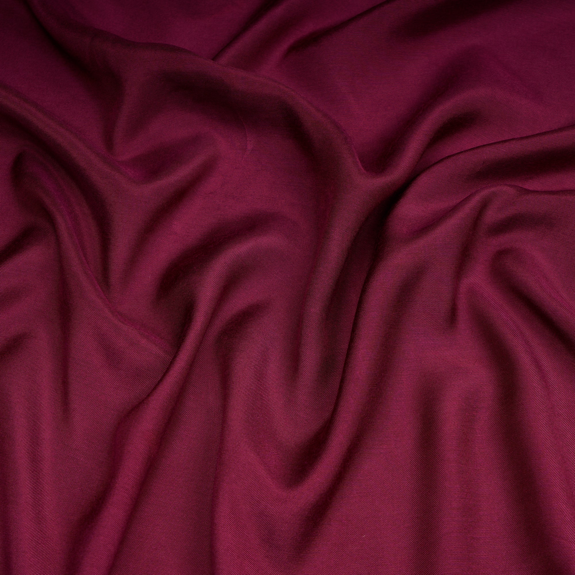 (Pre-Cut 0.75 Mtr)Beaujolais Piece Dyed Plain Viscose Tafetta Fabric