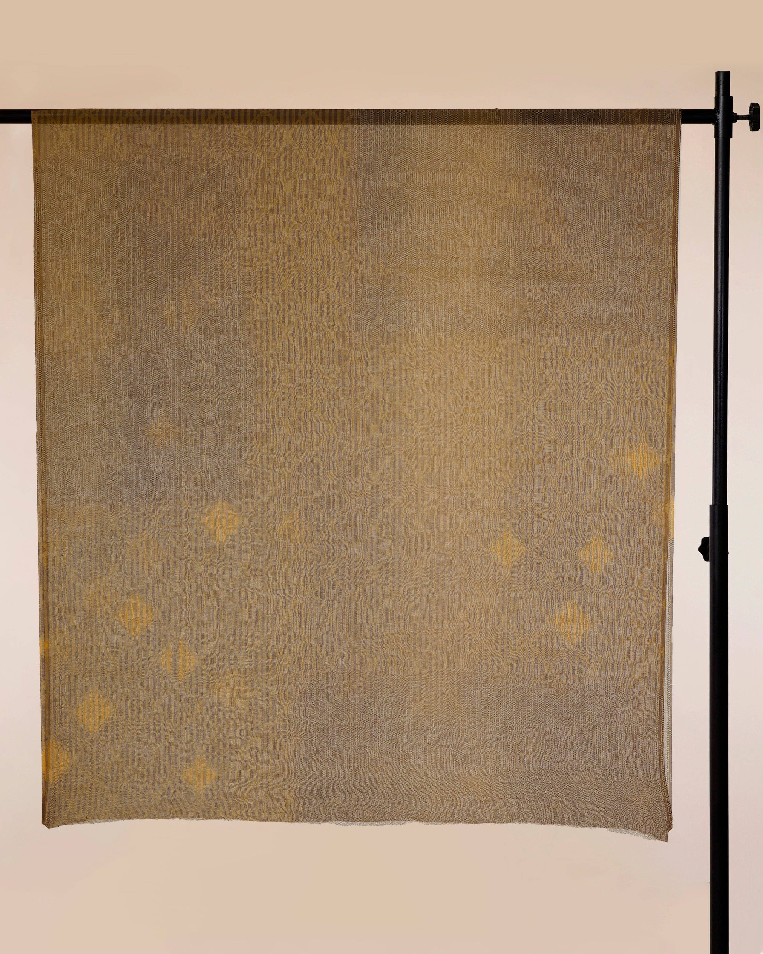 Lime Green Digital Printed Pure Chanderi Dupatta