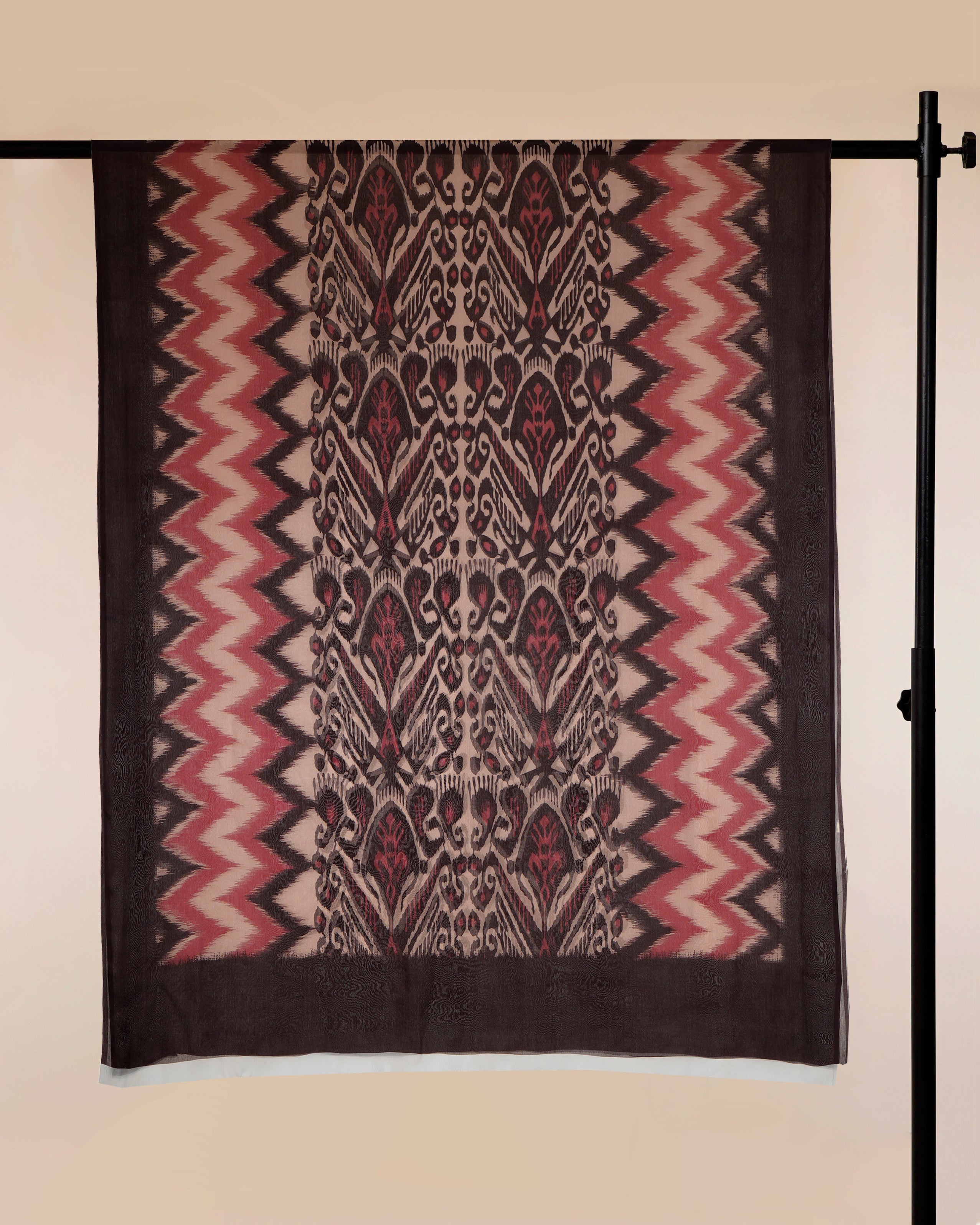 Multi Color All Over Pattern Digital Print Chinnon Silk Dupatta