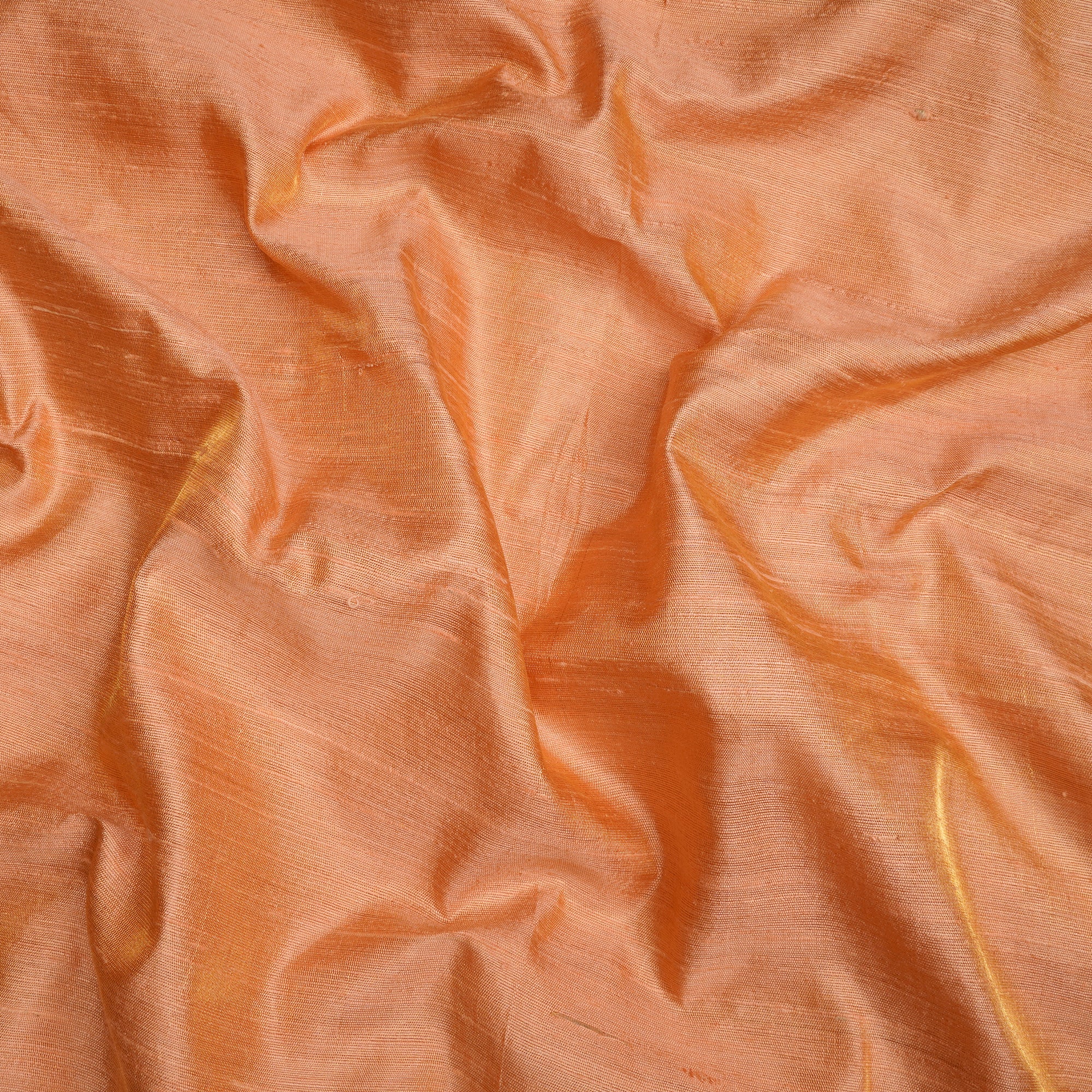 Light Peach Dupion Tissue Silk Fabric