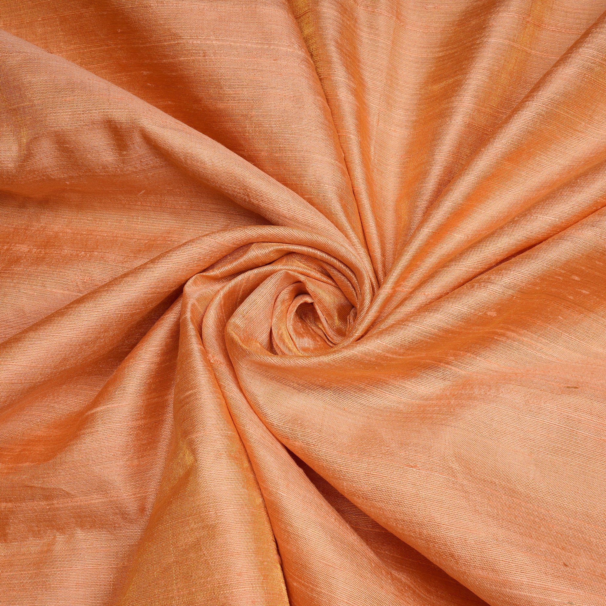 Light Peach Dupion Tissue Silk Fabric