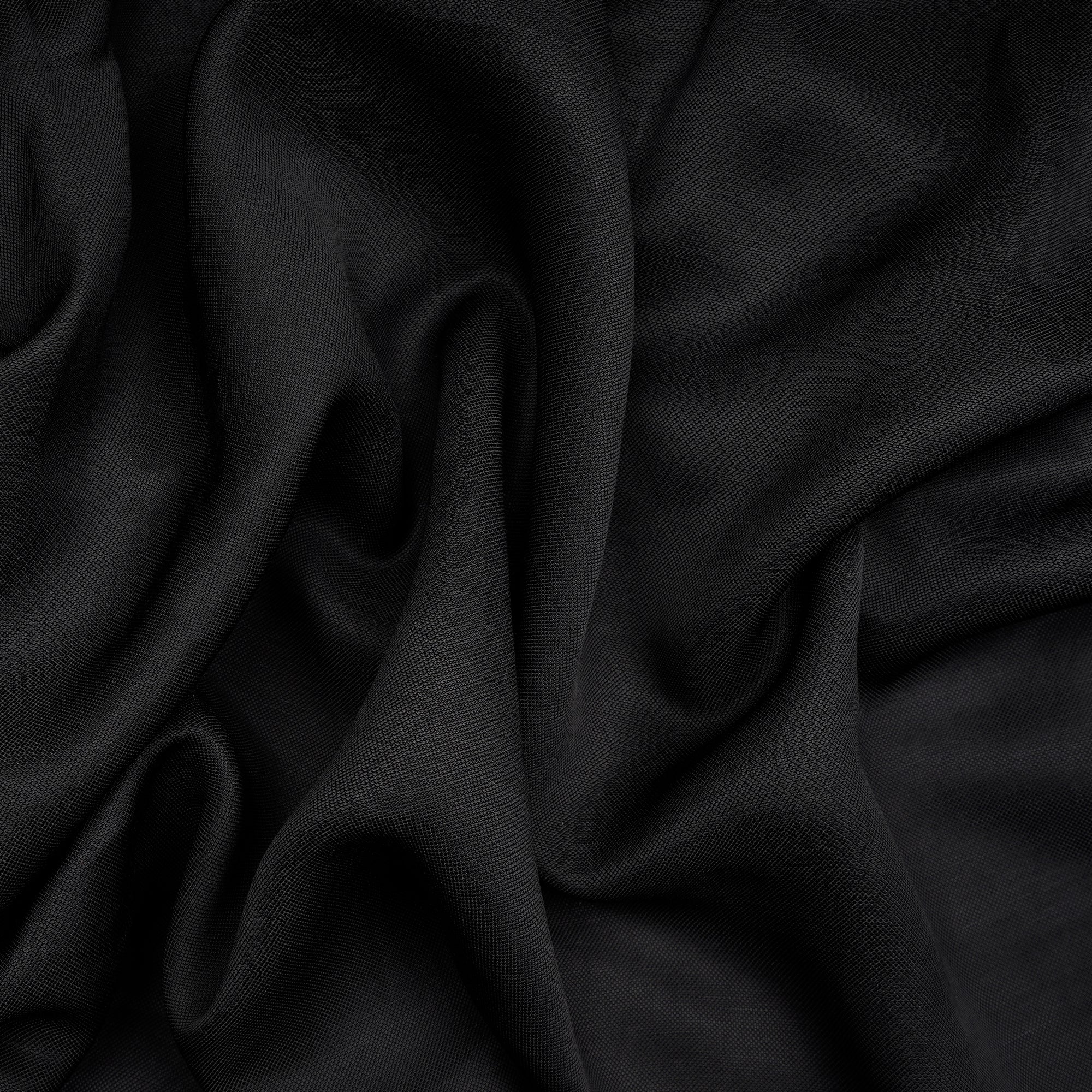 Black Color Viscose Linen Fabric