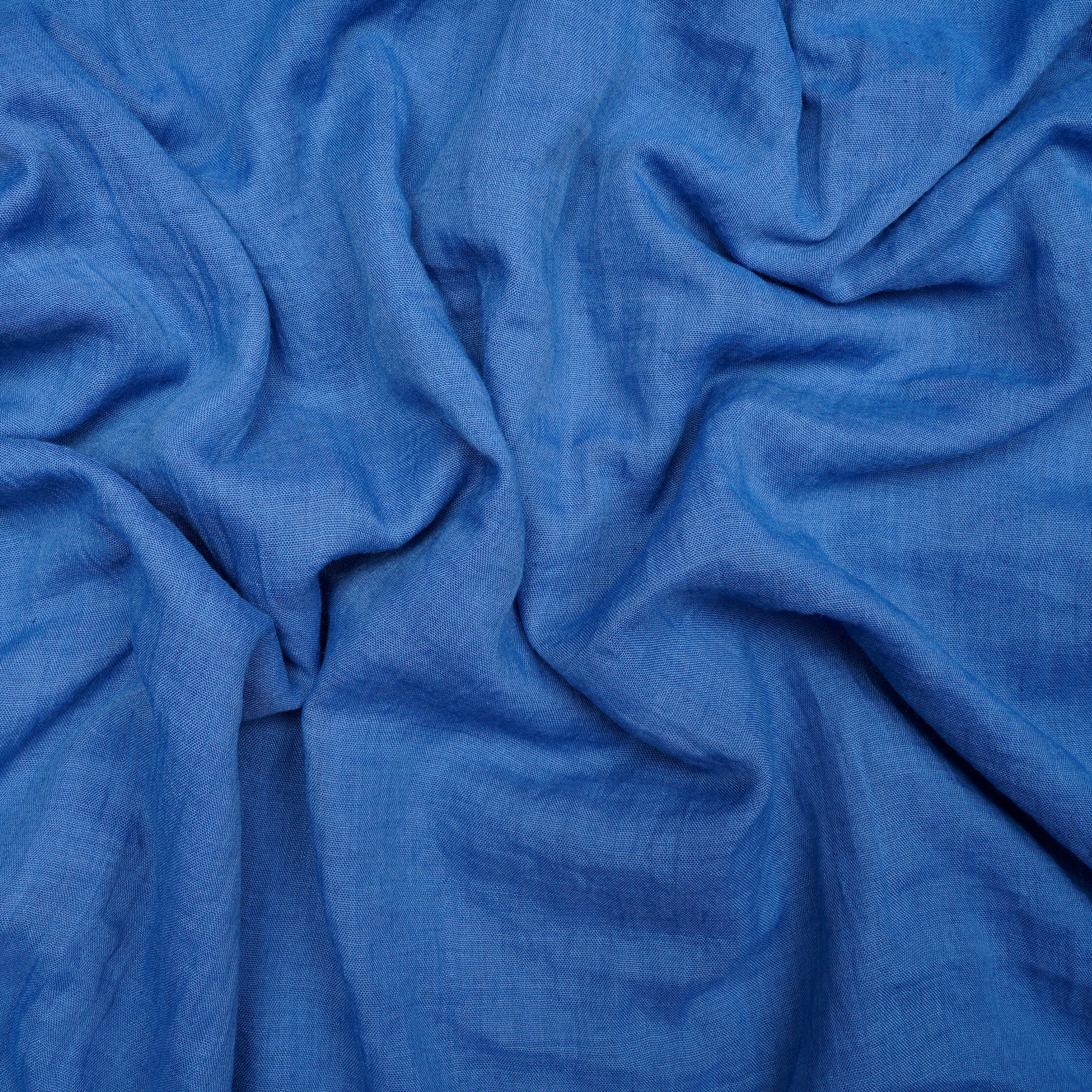 Blue Aster Premium Chambray Cheese Cotton Fabric