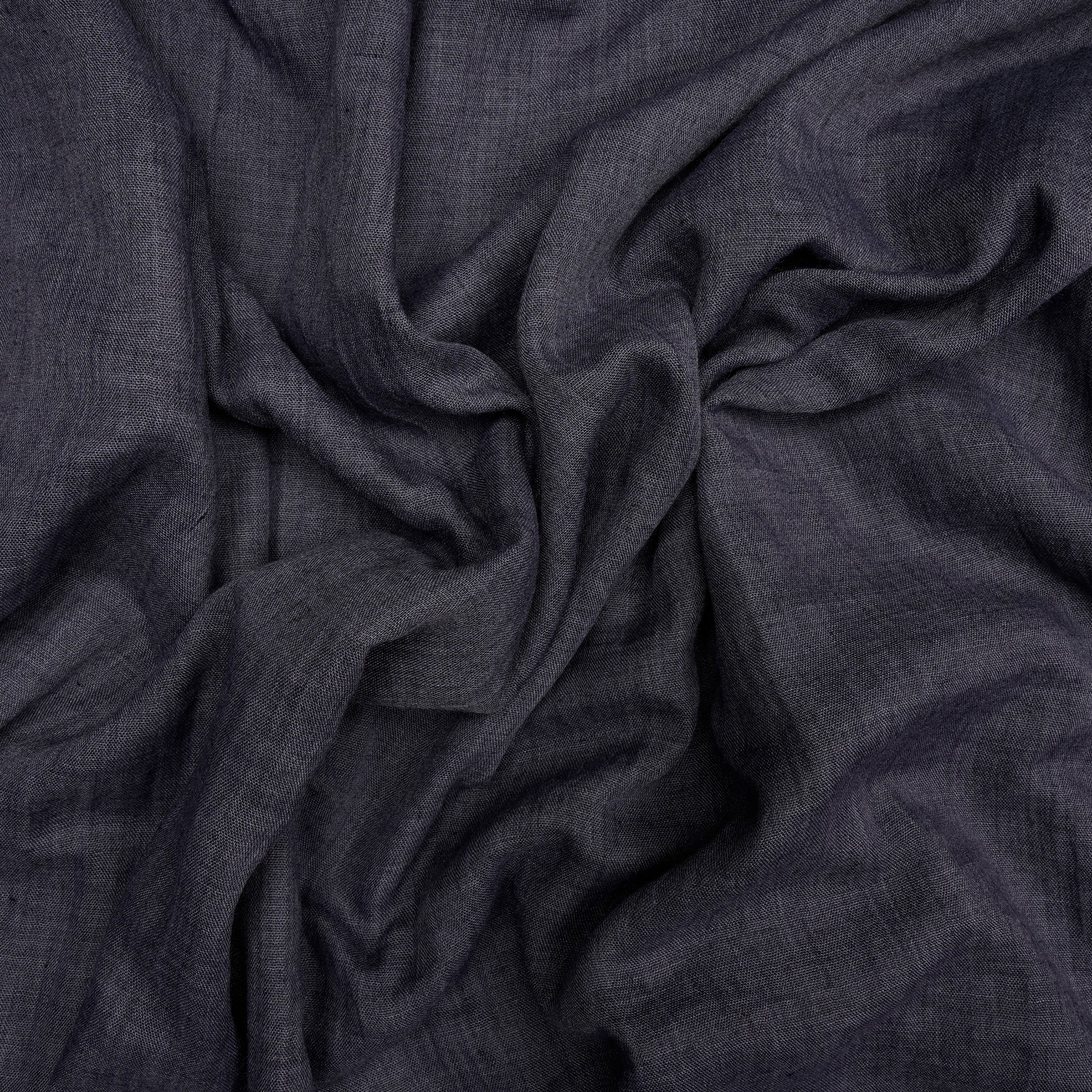 Grey Premium Chambray Cheese Cotton Fabric