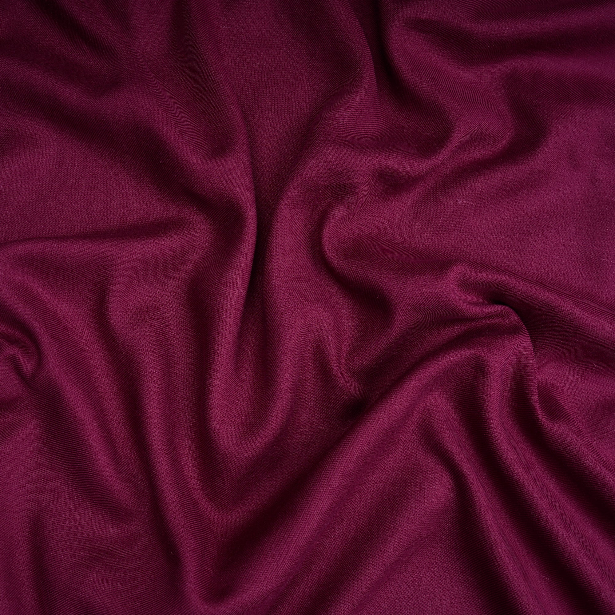 Boysenberry Color Viscose Satin Linen Fabric