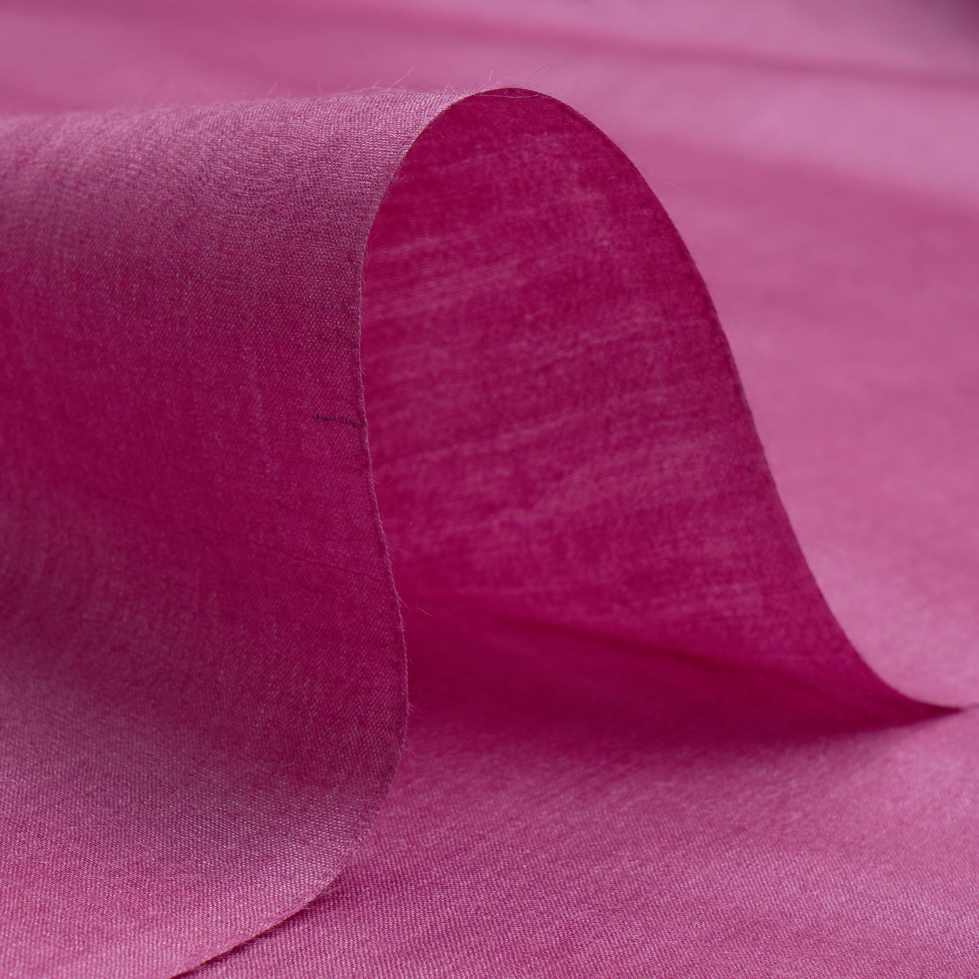 Light Pink Dyed Tusser Muga Silk Fabric