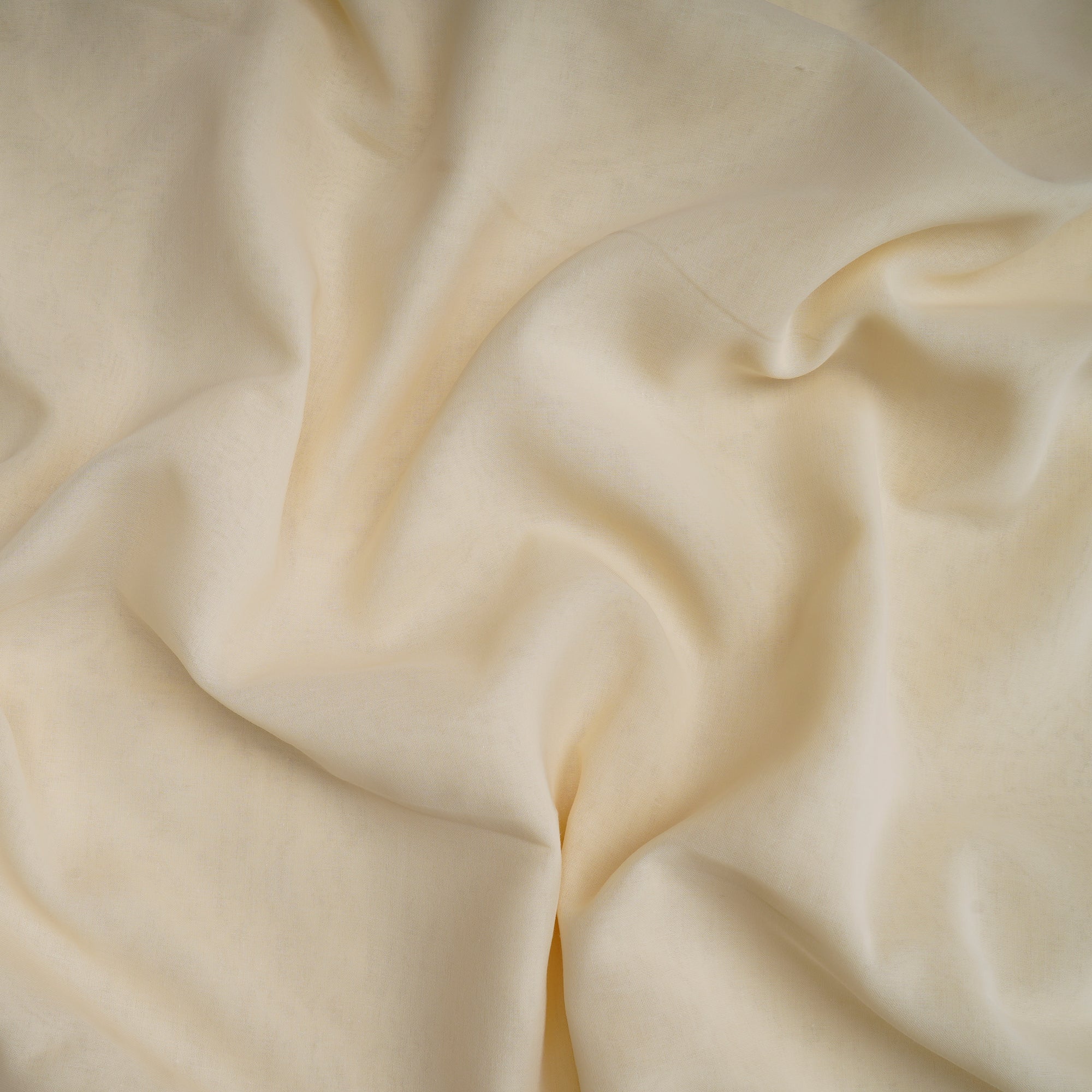 Cream Color High Twist Premium Cotton Voile Dyeable Fabric