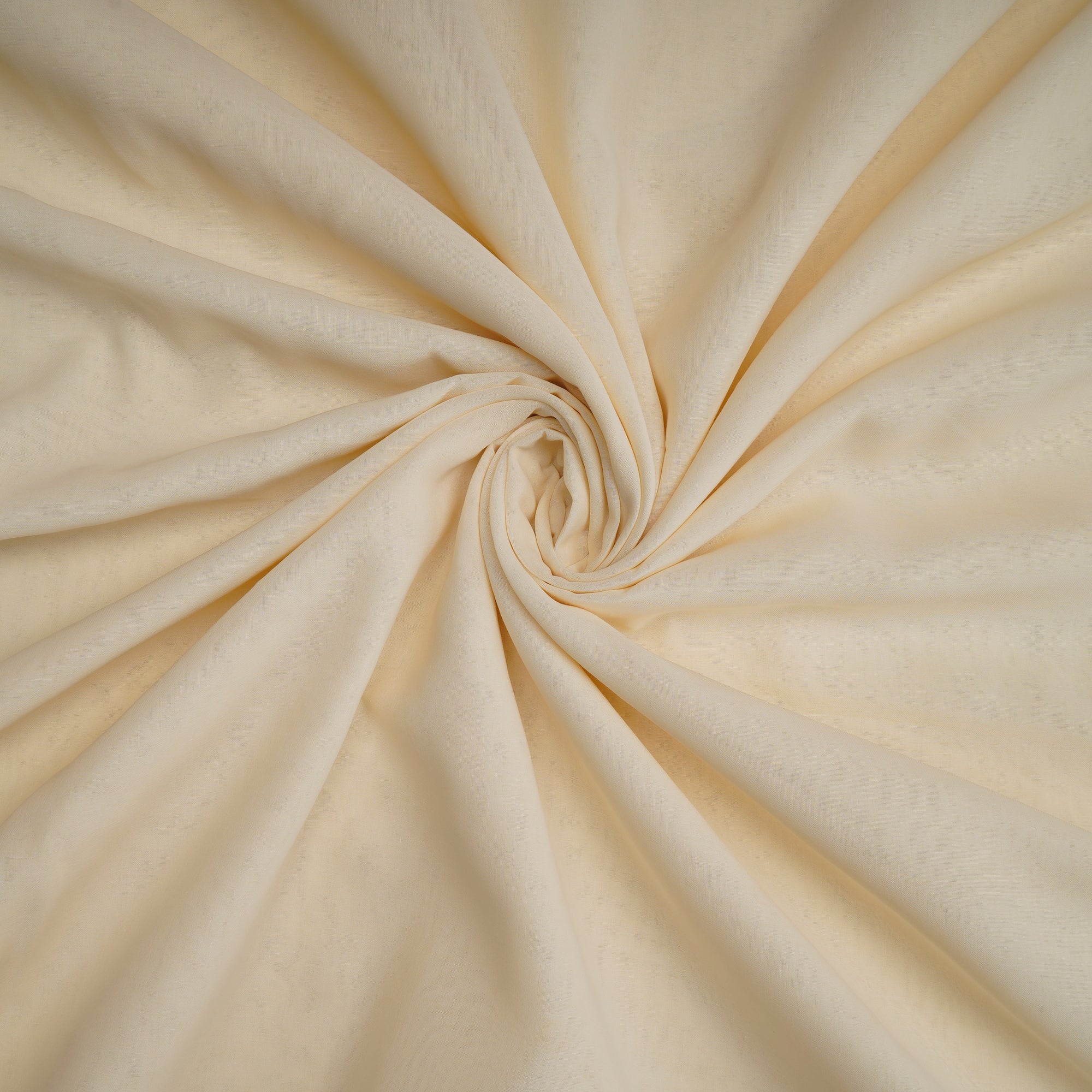 Cream Color High Twist Premium Cotton Voile Dyeable Fabric