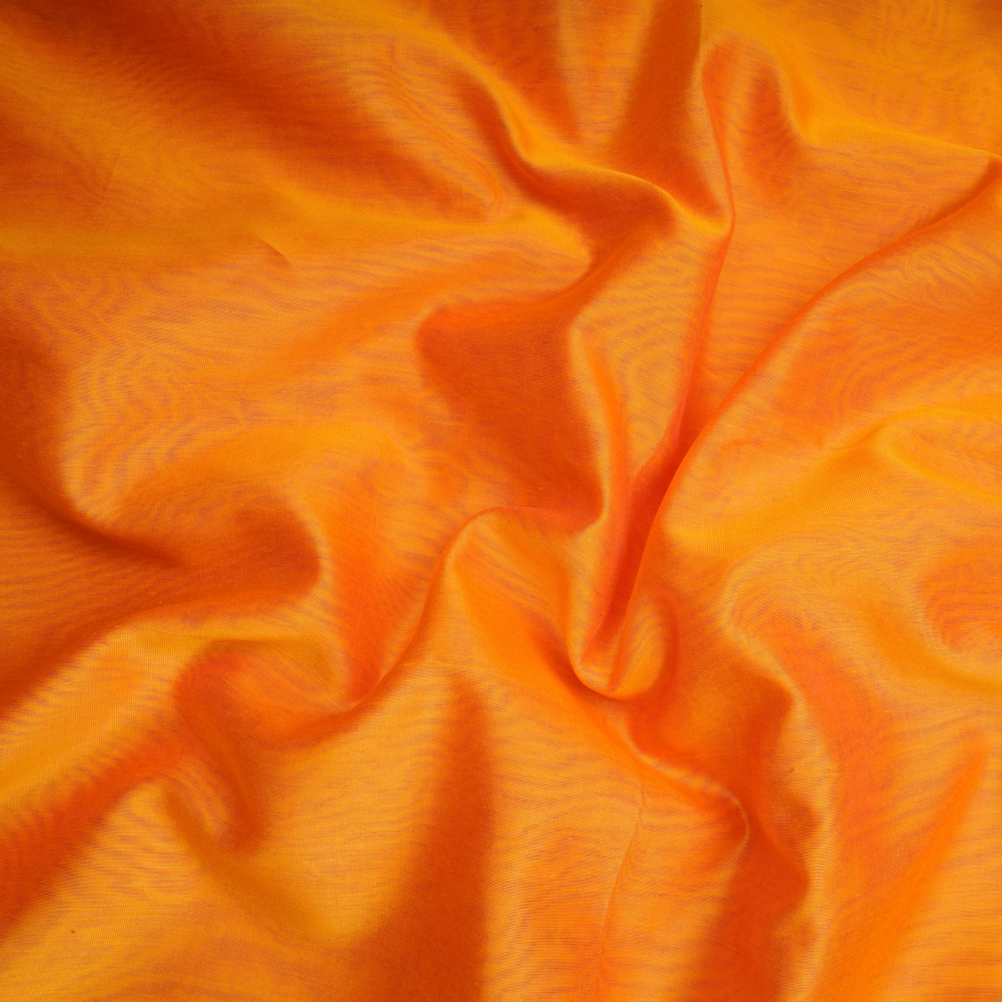 Mustard Piece Dyed 60 GLM Pure Chanderi Fabric