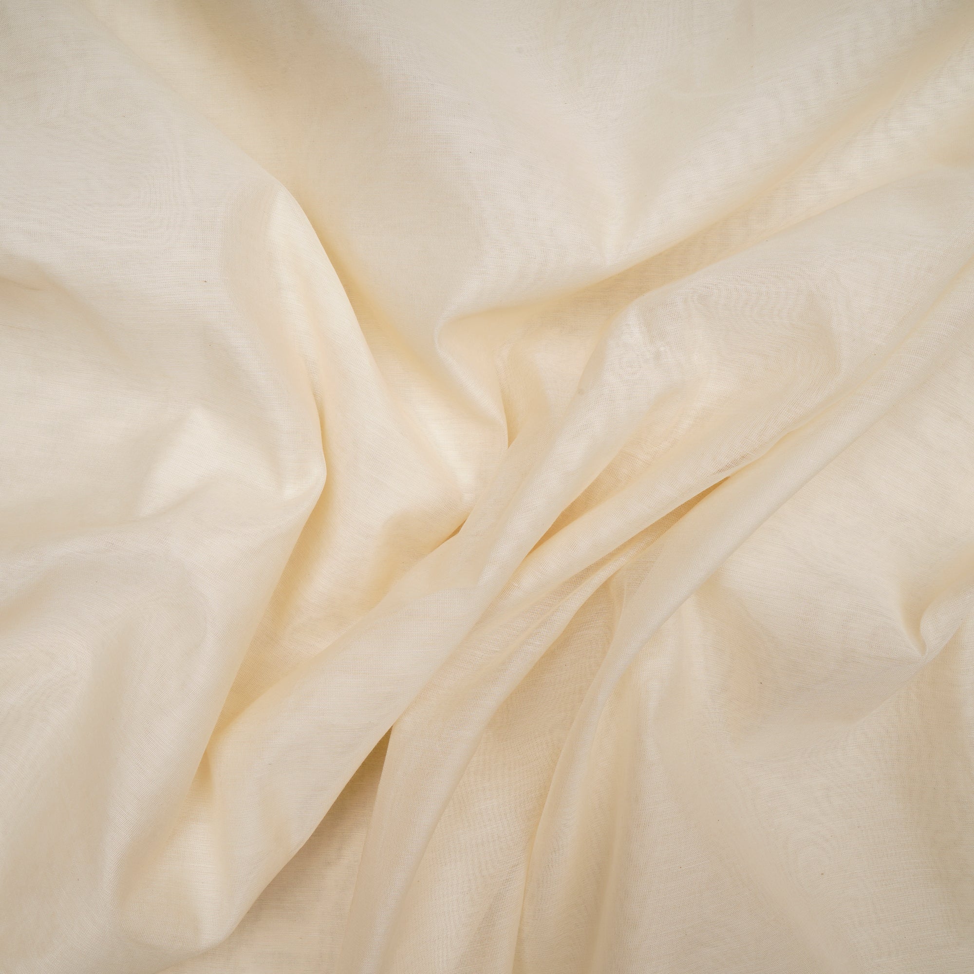 White Dyeable Plain Fine Chanderi Fabric