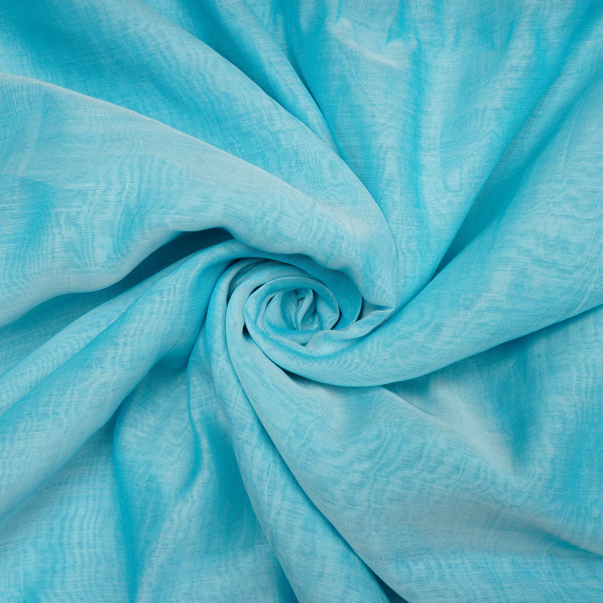 Ice blue Piece Dyed Pure Fine Chanderi Fabric