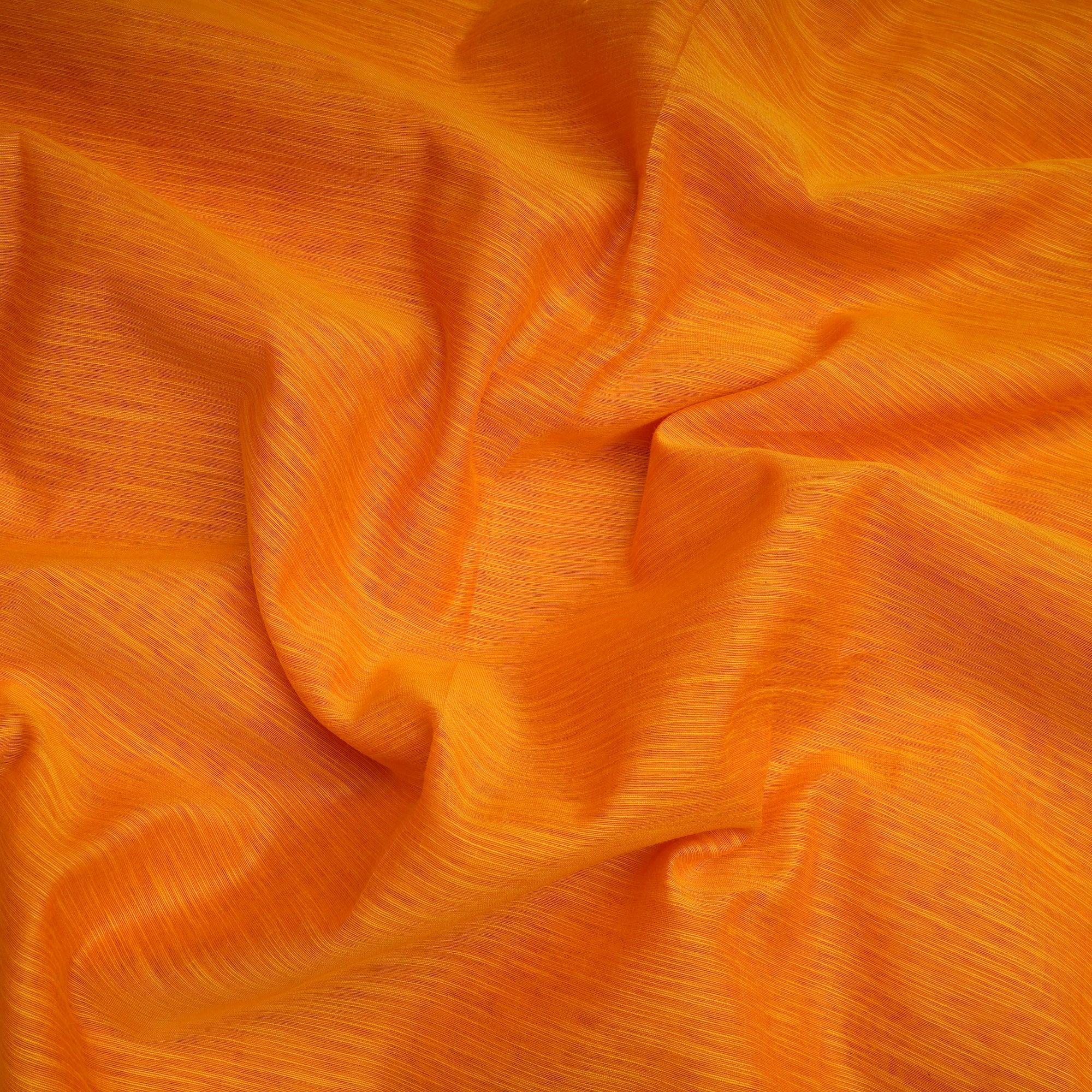 Apricot Yarn Dyed Pure Slub Chanderi Fabric