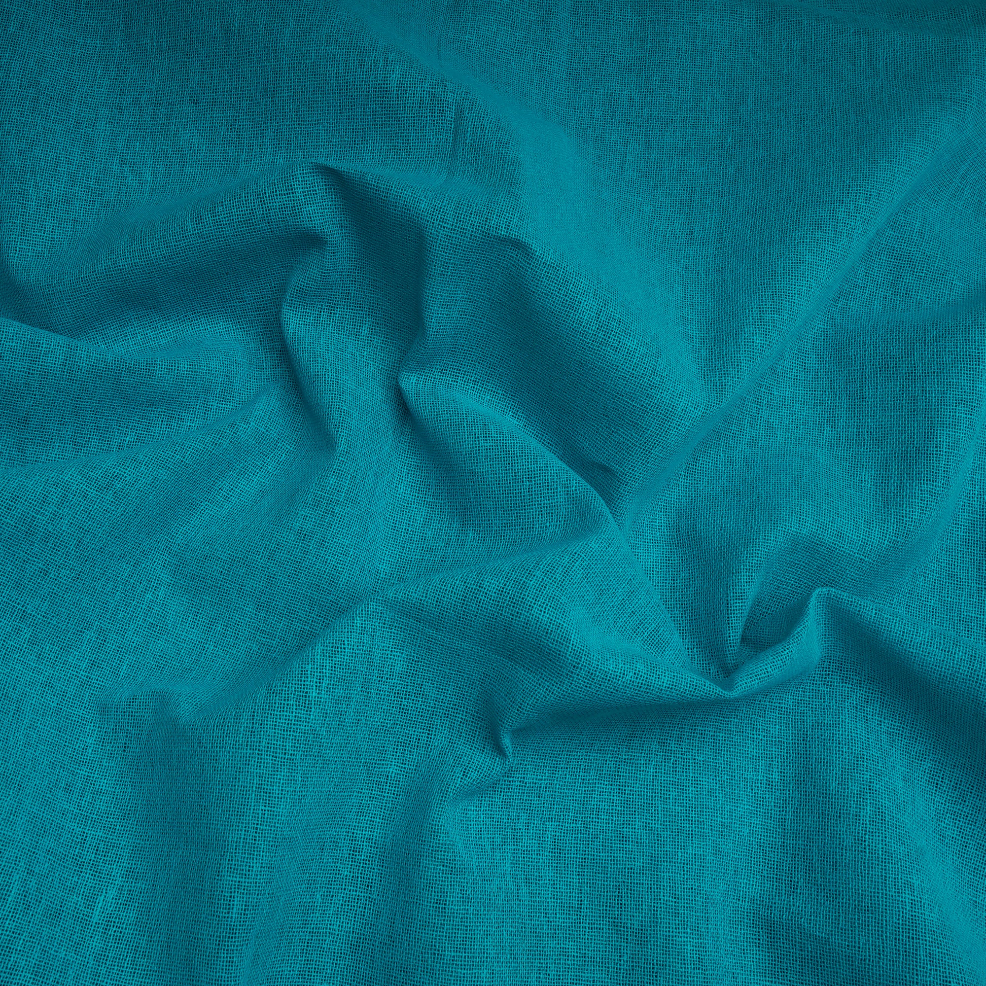 Sky Blue Plain Dyed Cotton Fabric