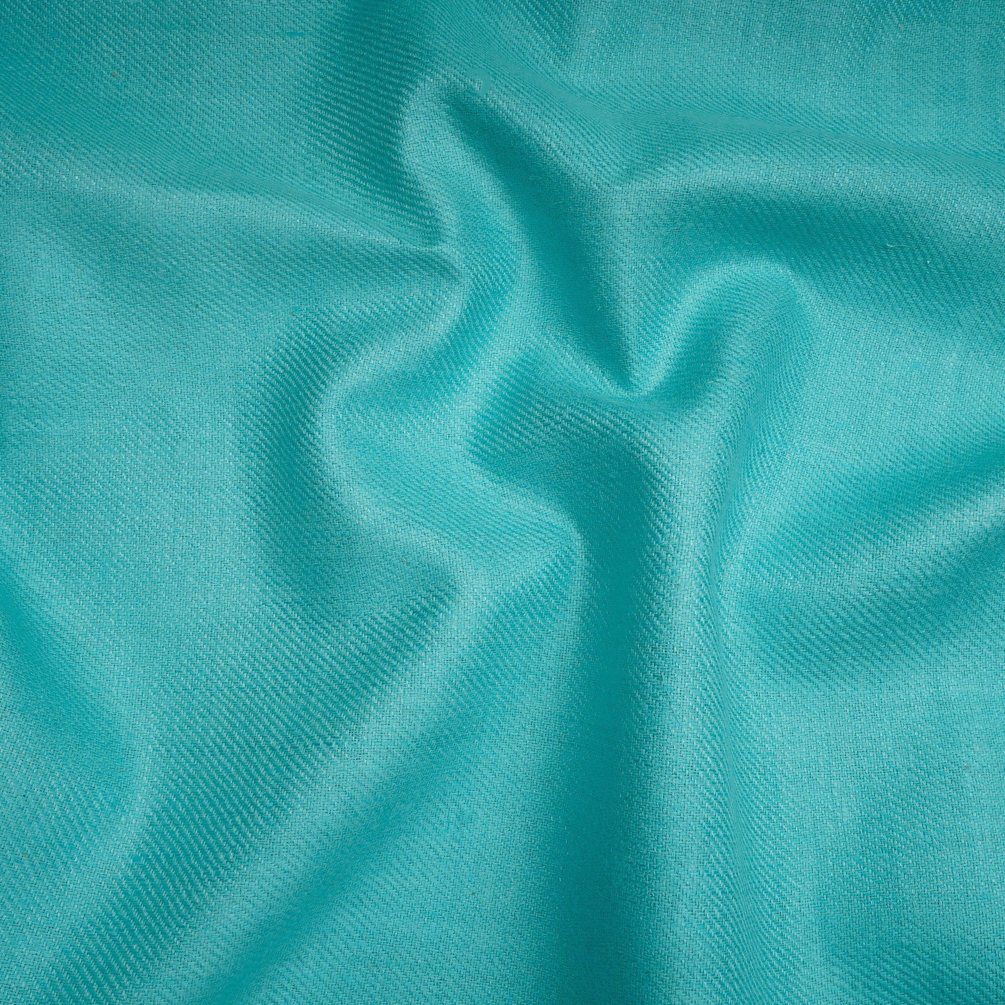 Powder Blue Handwoven Pure Heavy Matka Silk Dobby Fabric