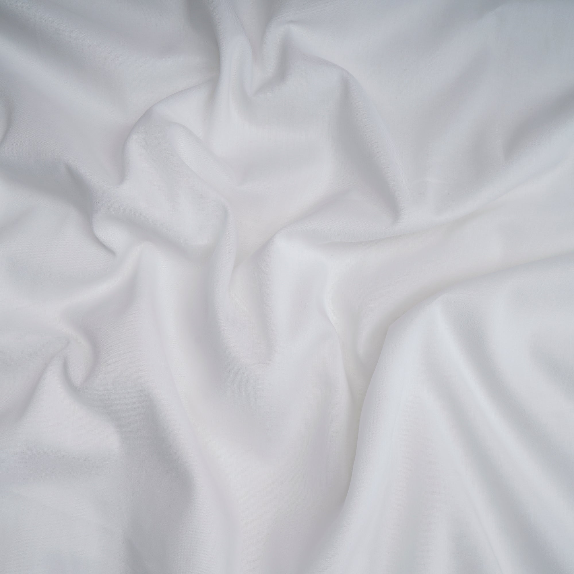 White Color Cotton Voile Dyeable Fabric