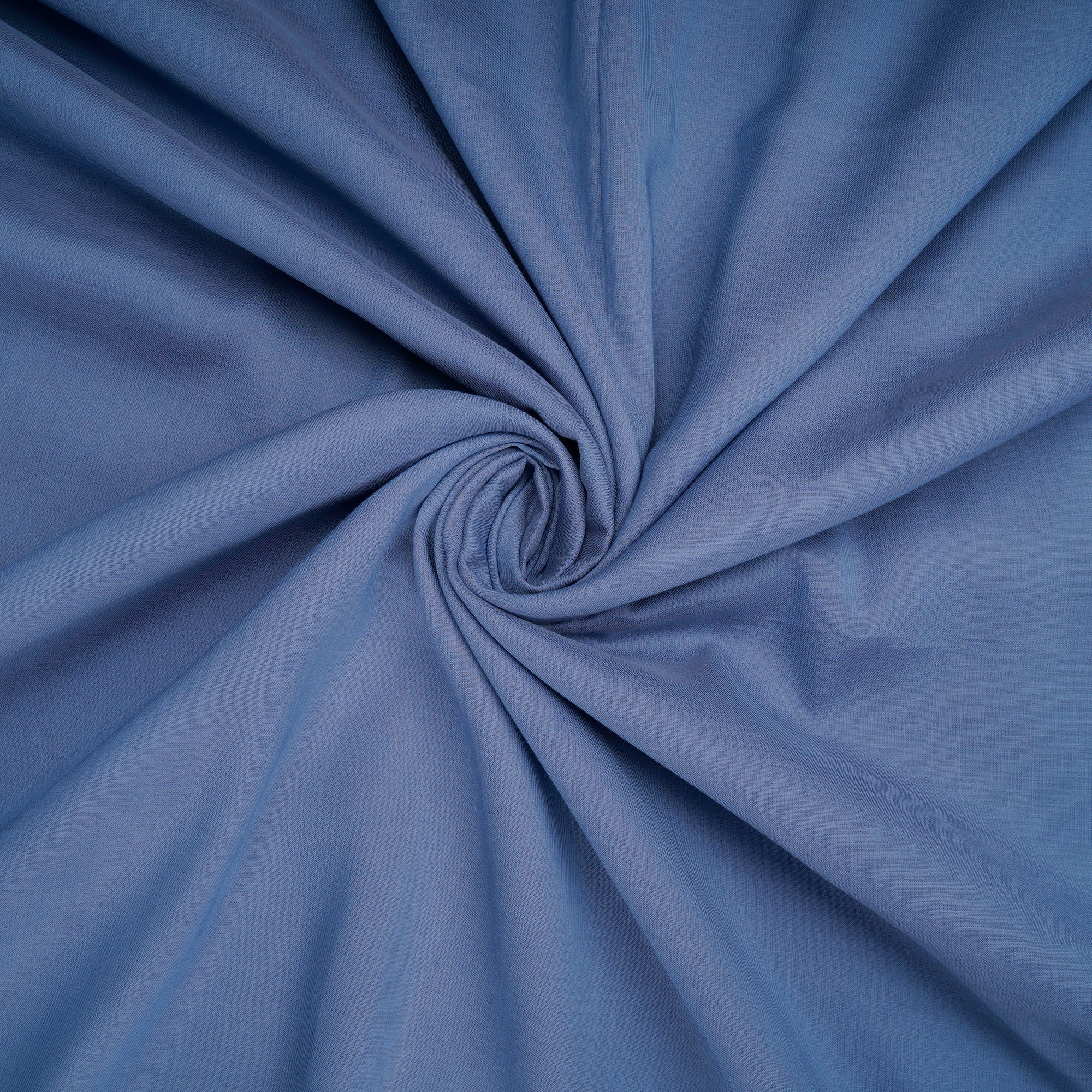 Bel Air Blue Viscose Terry Voile Fabric