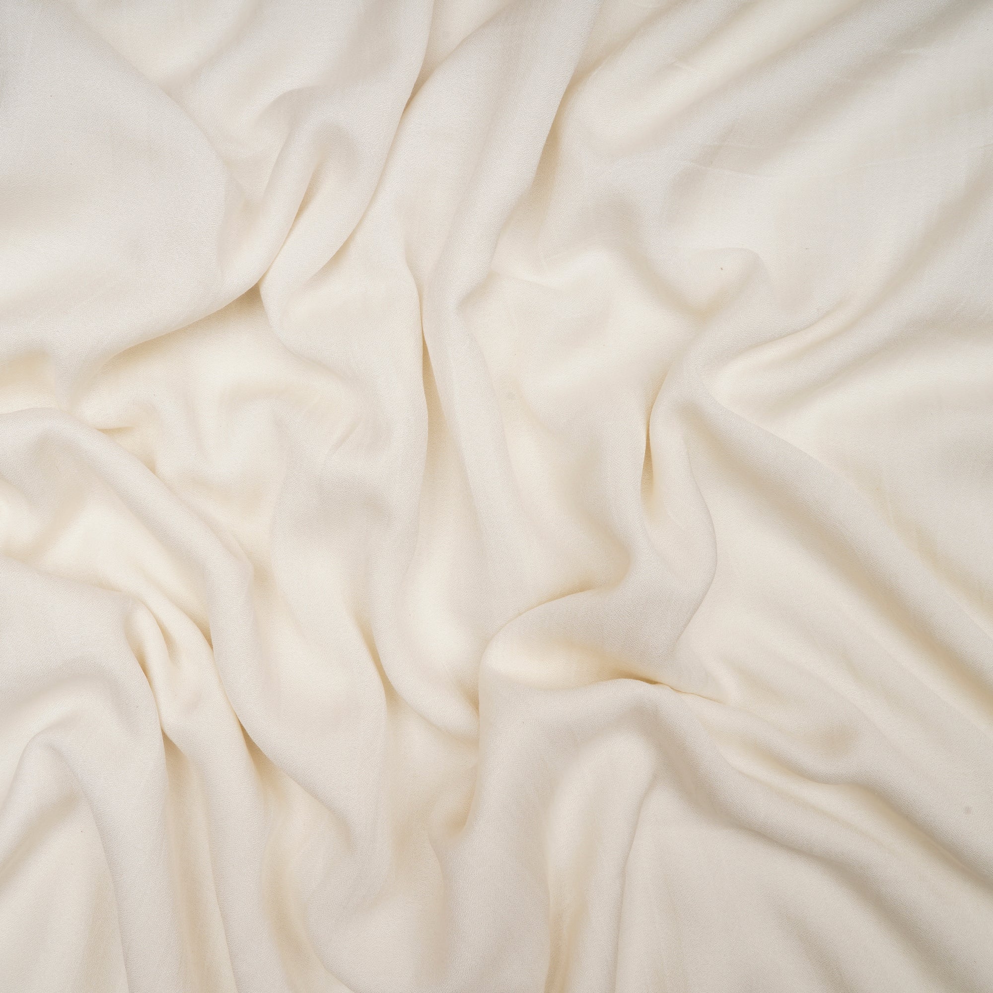 White Plain SMoss Viscose Fabric