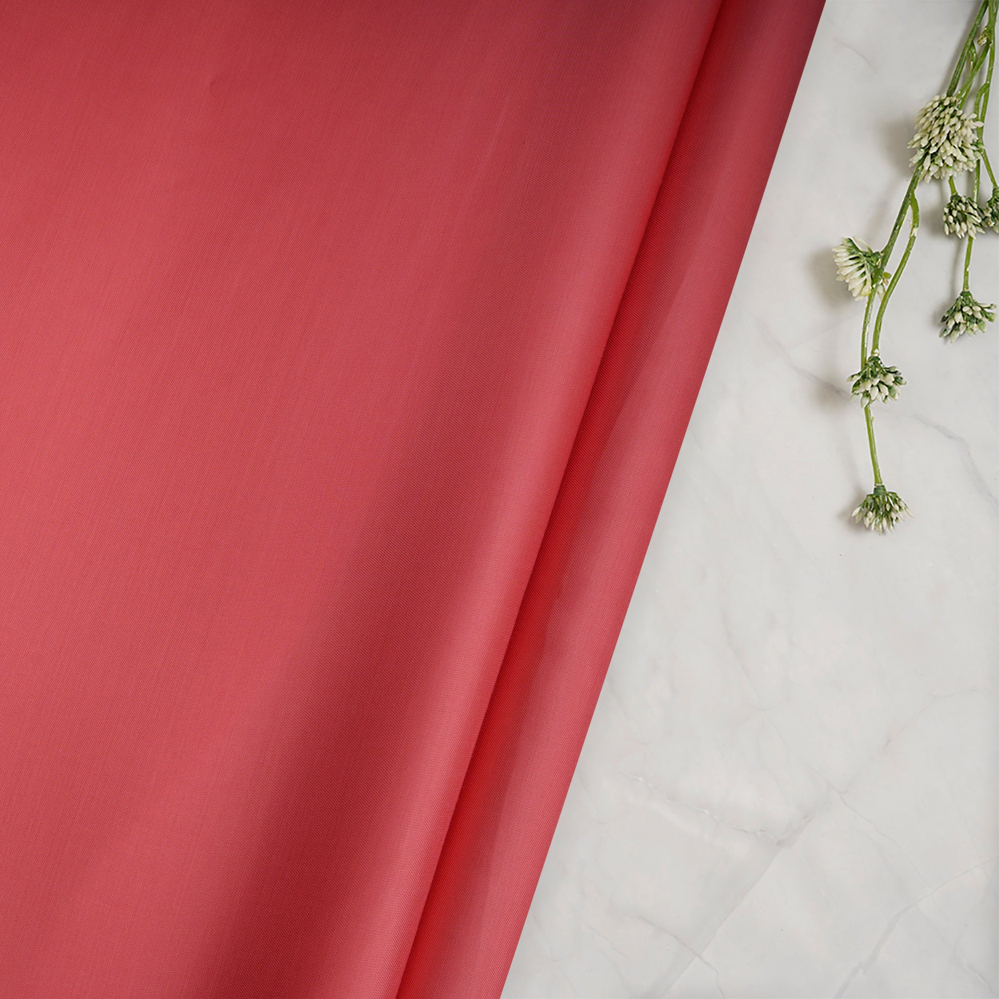 Pink Color Bemberg Modal Satin Fabric