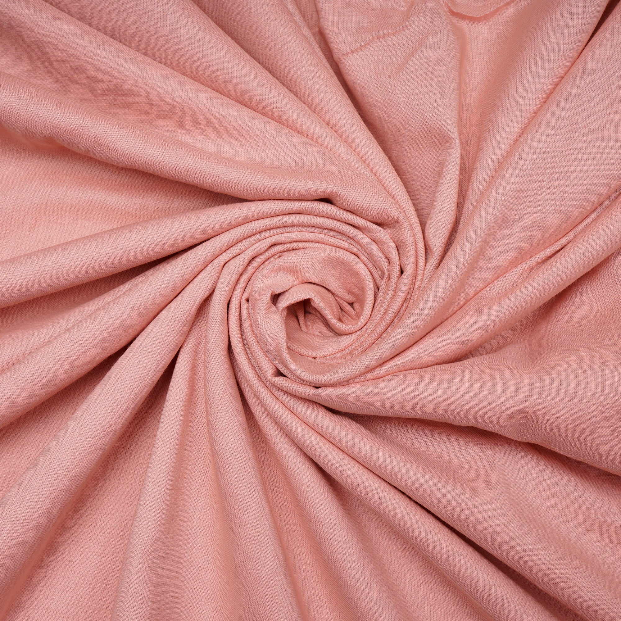 Baby Pink Piece Dyed Cotton Voile Fabric