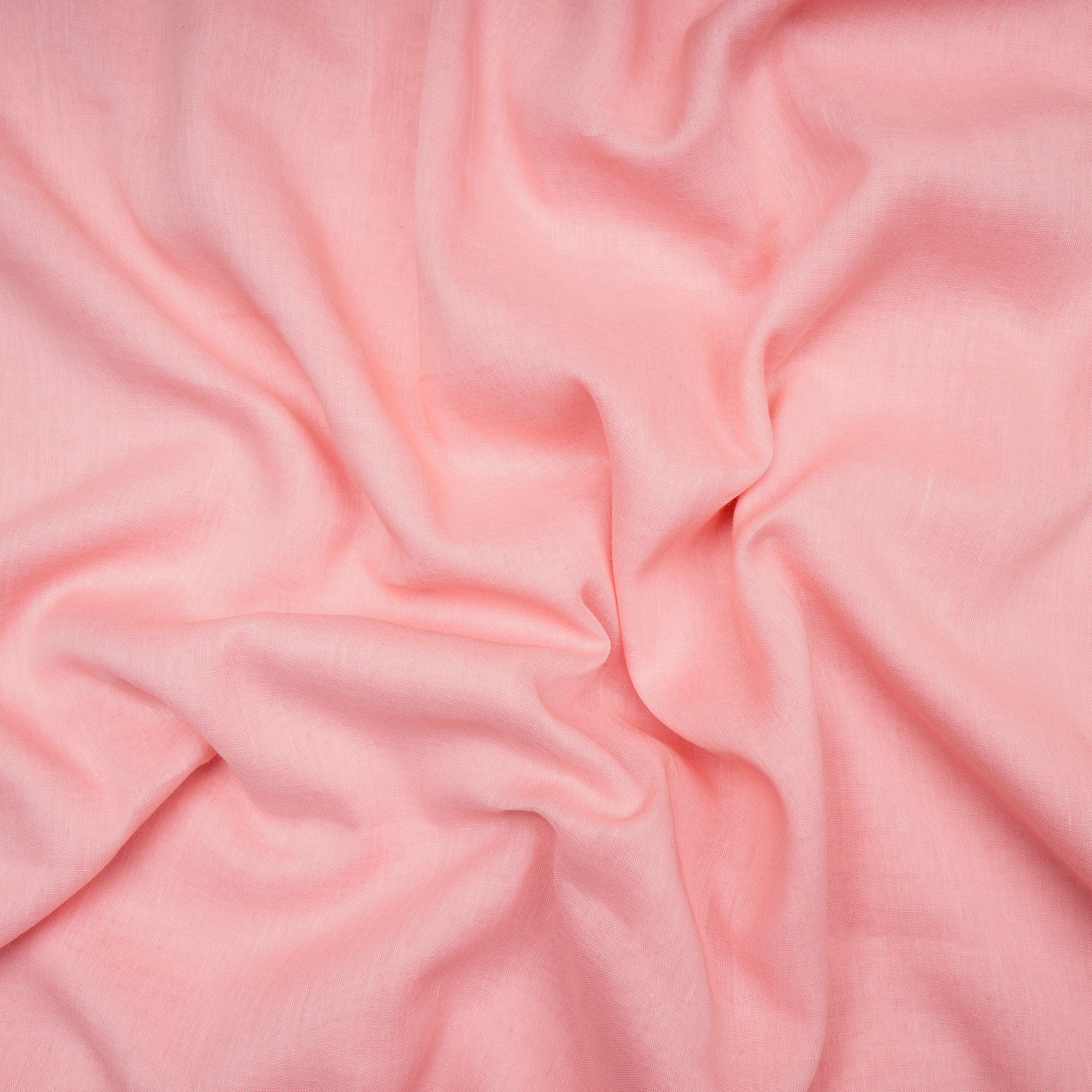 Powder Pink Piece Dyed Cotton Voile Fabric