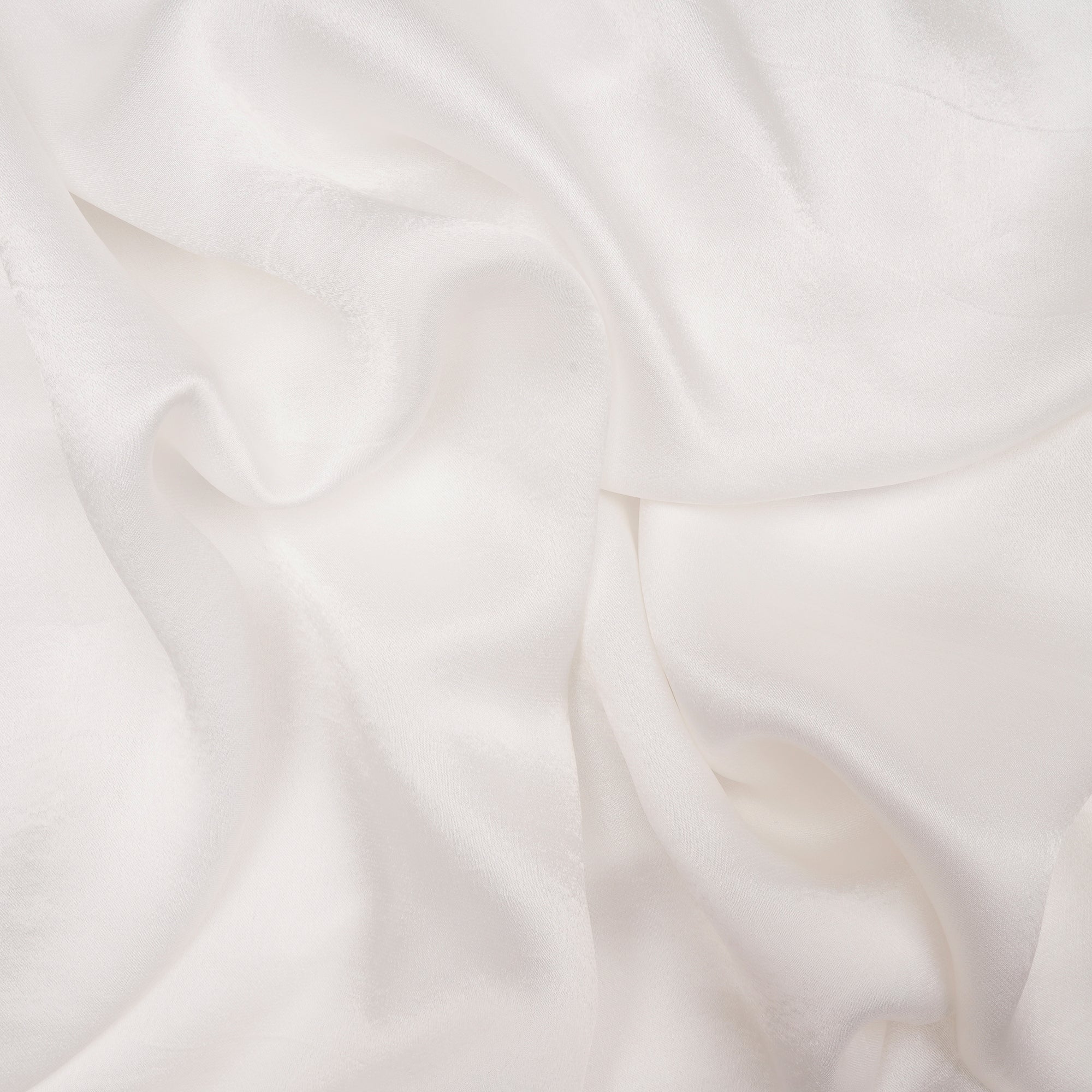 White Dyeable Bemberg (Cupro) Satin Georgette Fabric